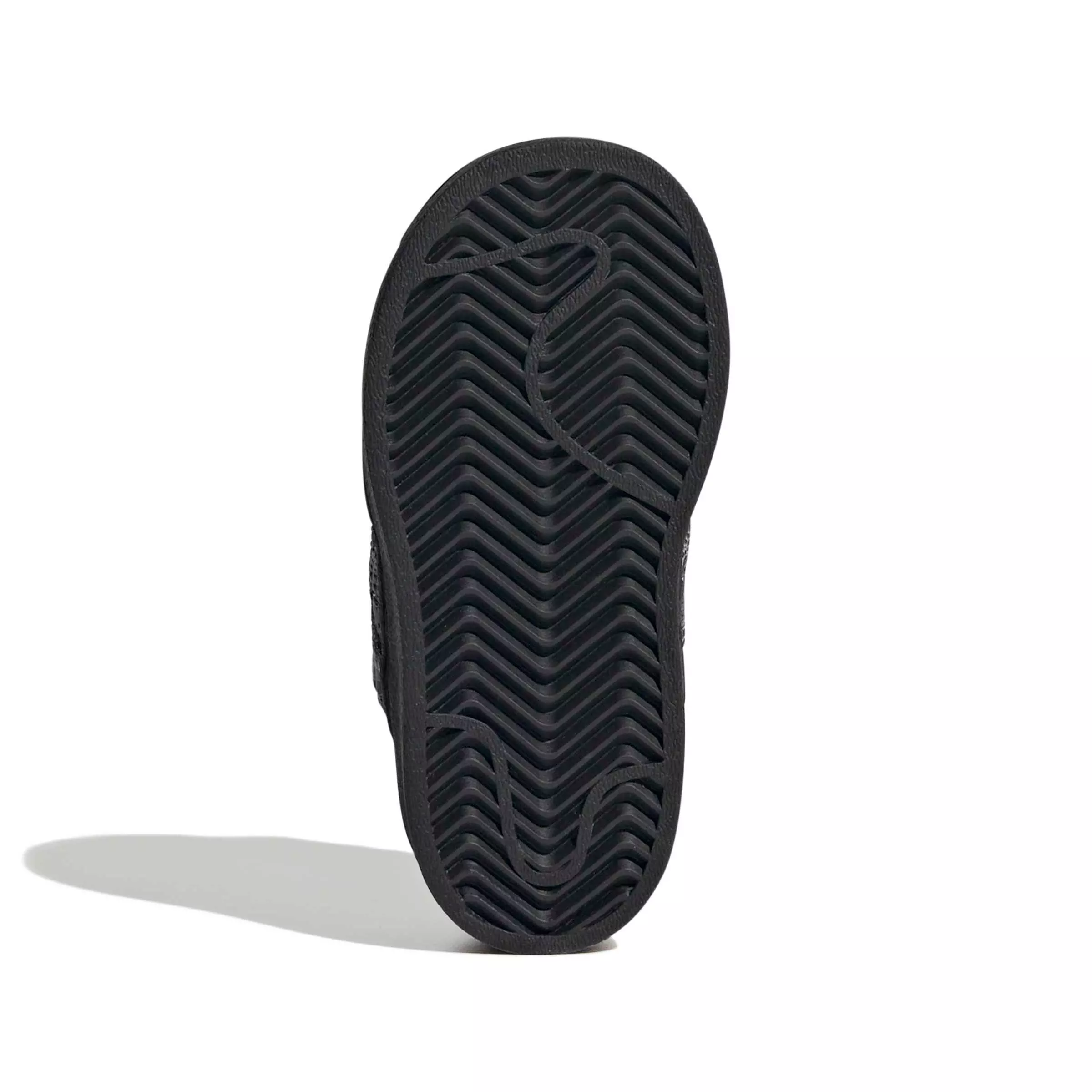 adidas Originals Superstar LL CC EL "Core Black/Core Black/Red" Infant Boys' Shoe - BLACK/BLACK/RED