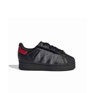 adidas Originals Superstar LL CC EL "Core Black/Core Black/Red" Infant Boys' Shoe