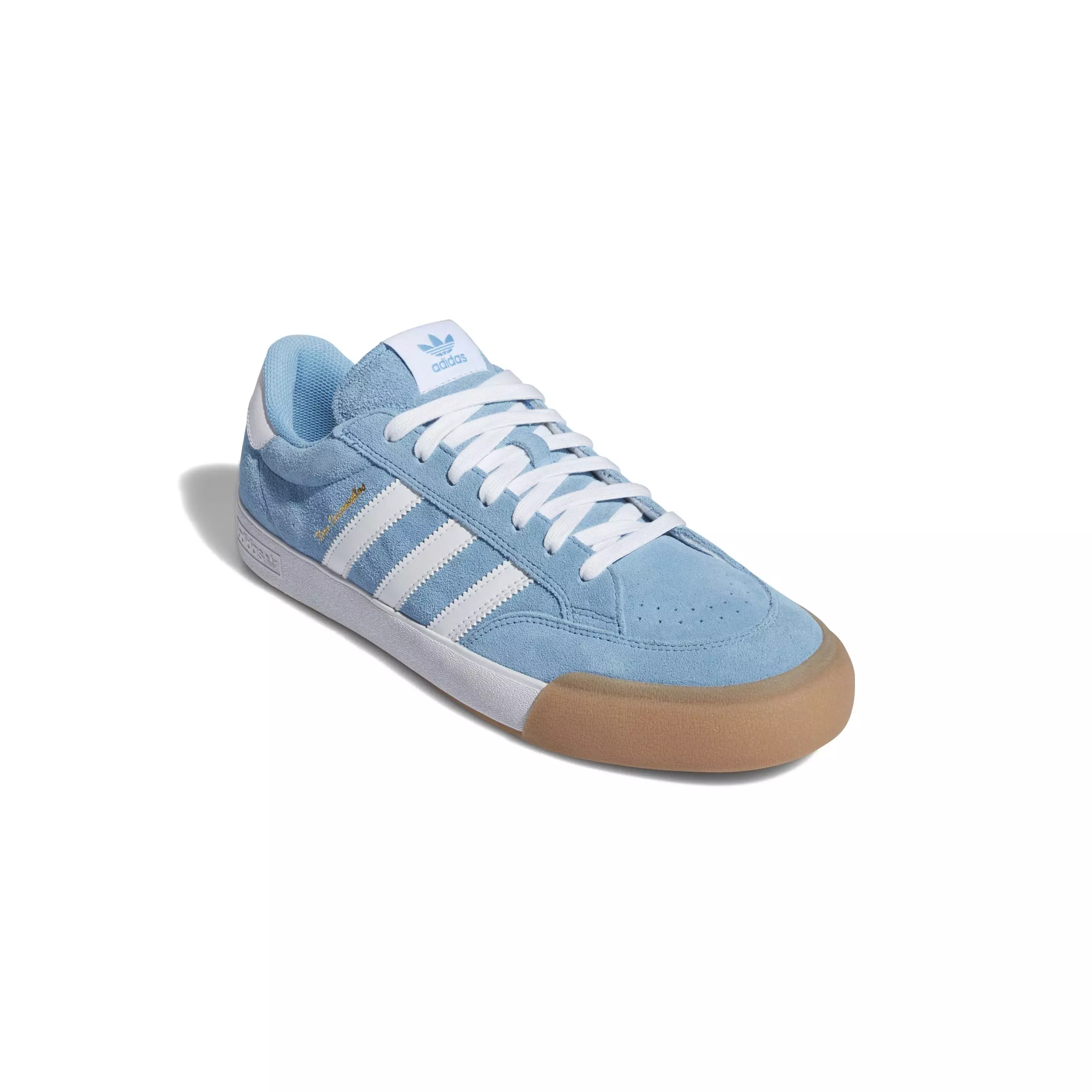 adidas Nora "Light Blue/Ftwr White/Gum 3" Unisex Skateboarding Shoe - LT BLUE/WHITE/GUM