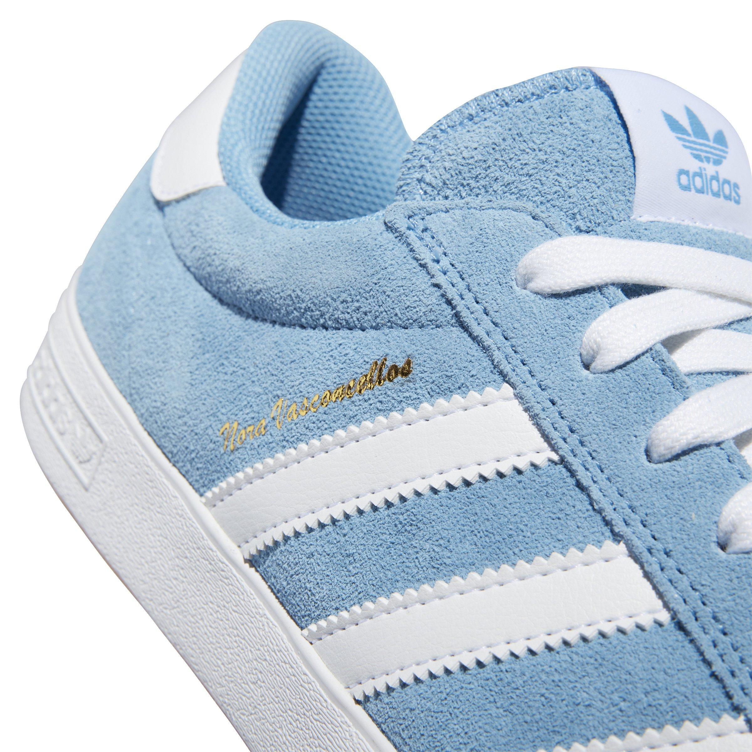 adidas Nora "Light Blue/Ftwr White/Gum 3" Unisex Skateboarding Shoe - LT BLUE/WHITE/GUM Thumbnail View 7