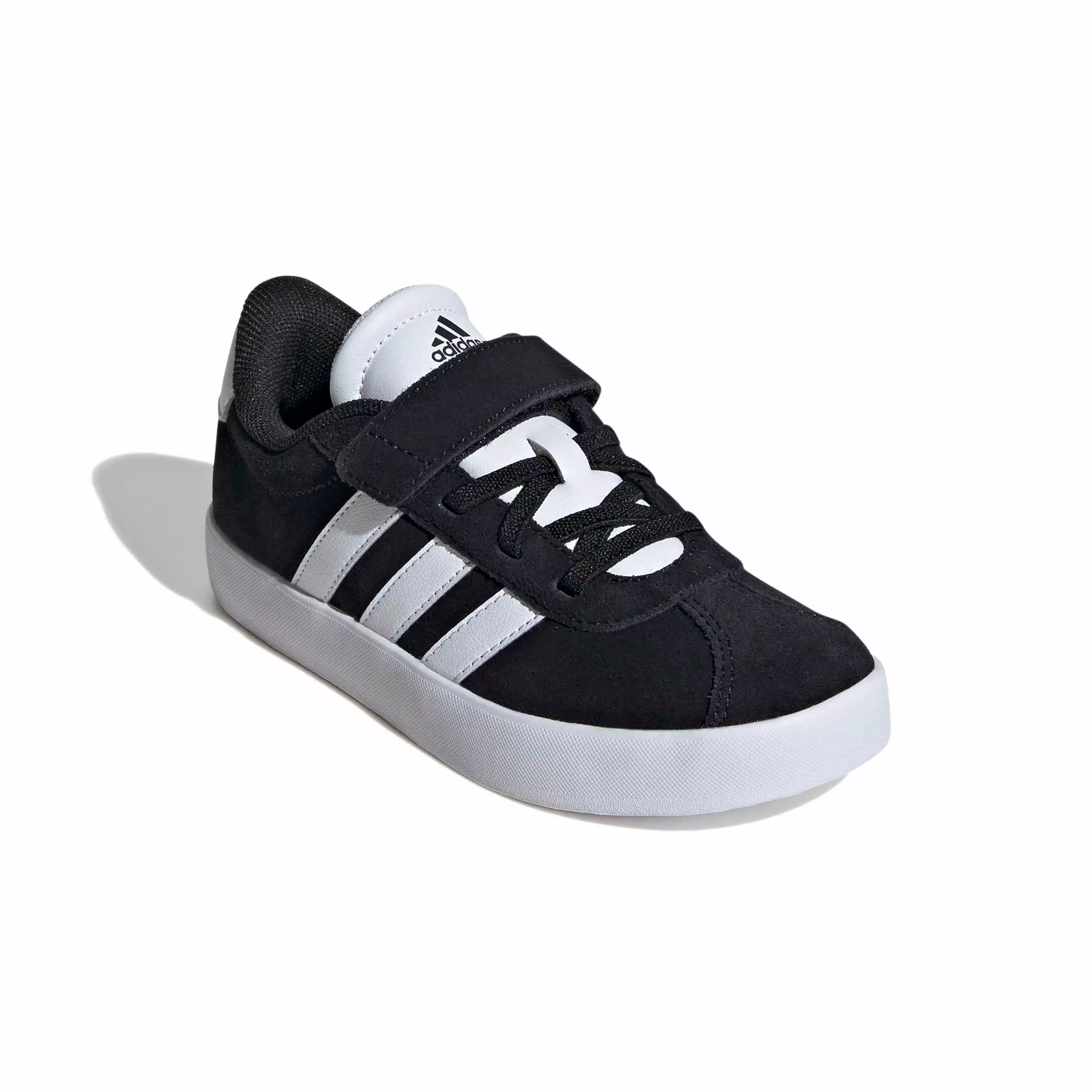 adidas VL Court 3.0 "Core Black/Cloud White/Core Black" Preschool Boys' Shoe - BLACK/WHITE/BLACK