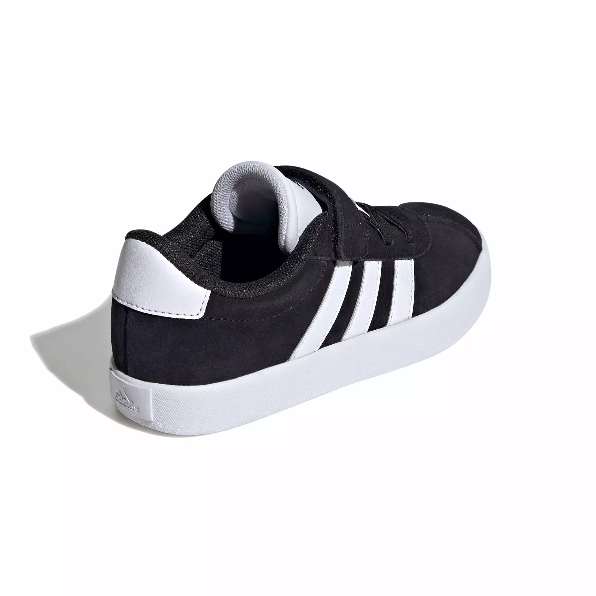 adidas VL Court 3.0 "Core Black/Cloud White/Core Black" Preschool Boys' Shoe - BLACK/WHITE/BLACK