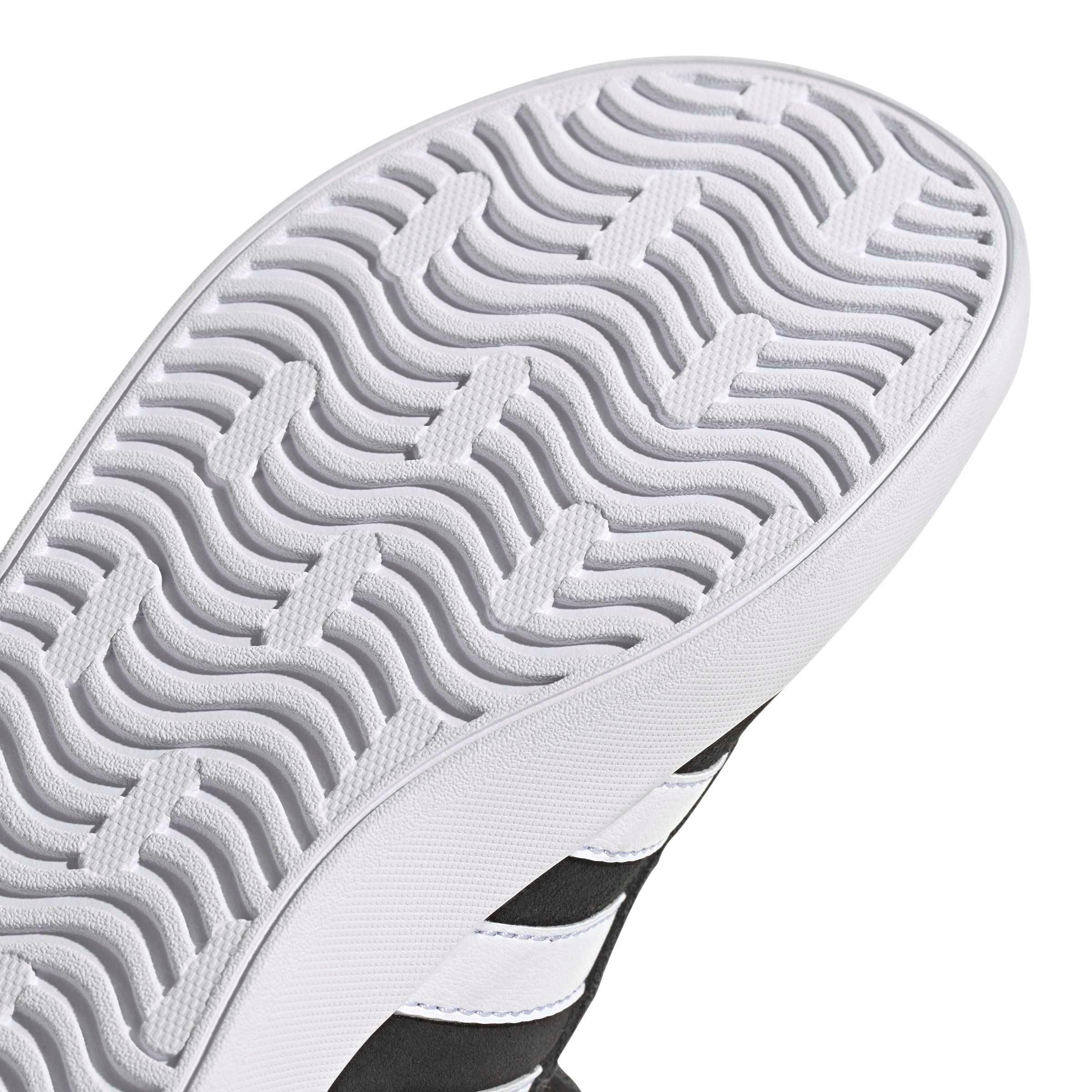 adidas VL Court 3.0 "Core Black/Cloud White/Core Black" Preschool Boys' Shoe - BLACK/WHITE/BLACK Thumbnail View 8