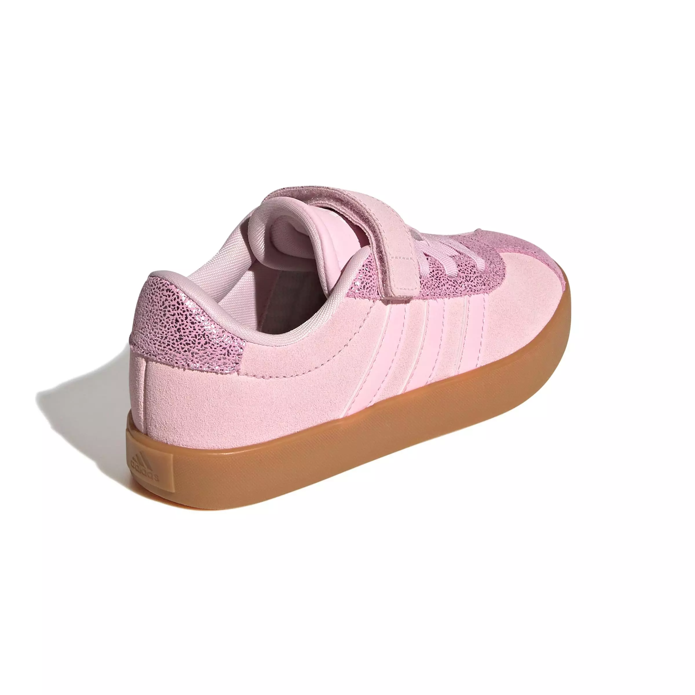 adidas VL Court 3.0 "Clear Pink/Gum 10" Preschool Girls' Shoe - PINK/PINK/GUM
