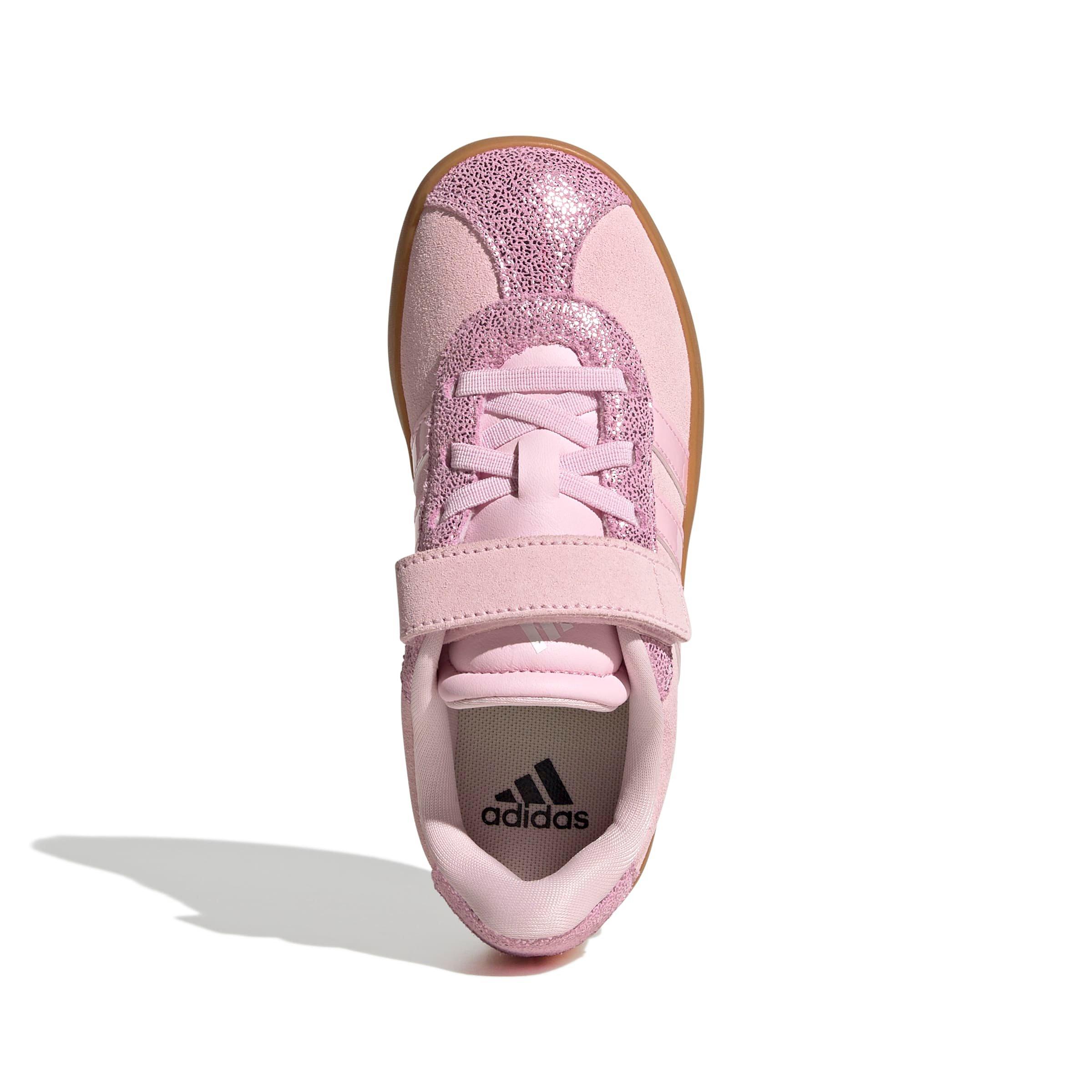 adidas VL Court 3.0 "Clear Pink/Gum 10" Preschool Girls' Shoe - PINK/PINK/GUM Thumbnail View 5