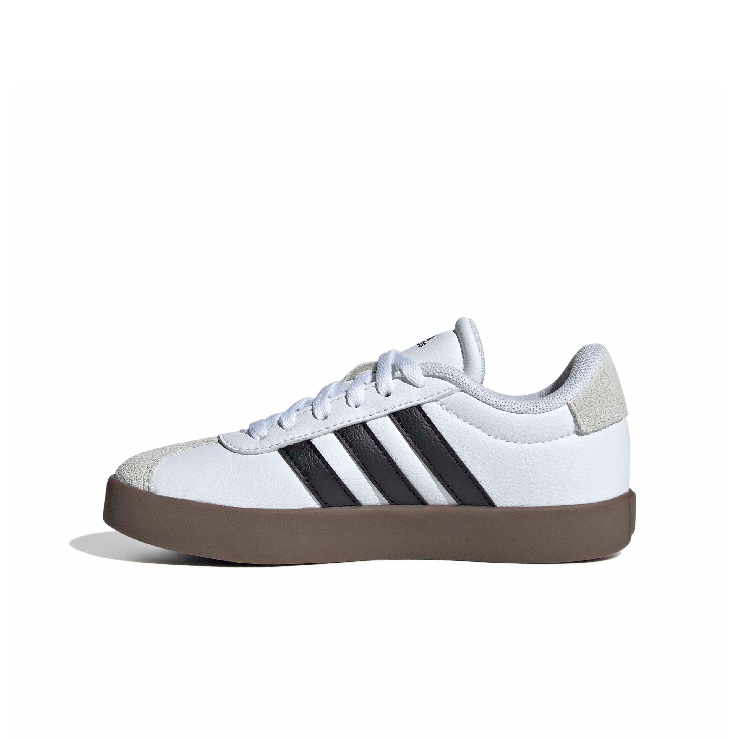 adidas VL Court 3.0 Preschool Boys' "Ftwr White/Core Black/Grey One" Shoe