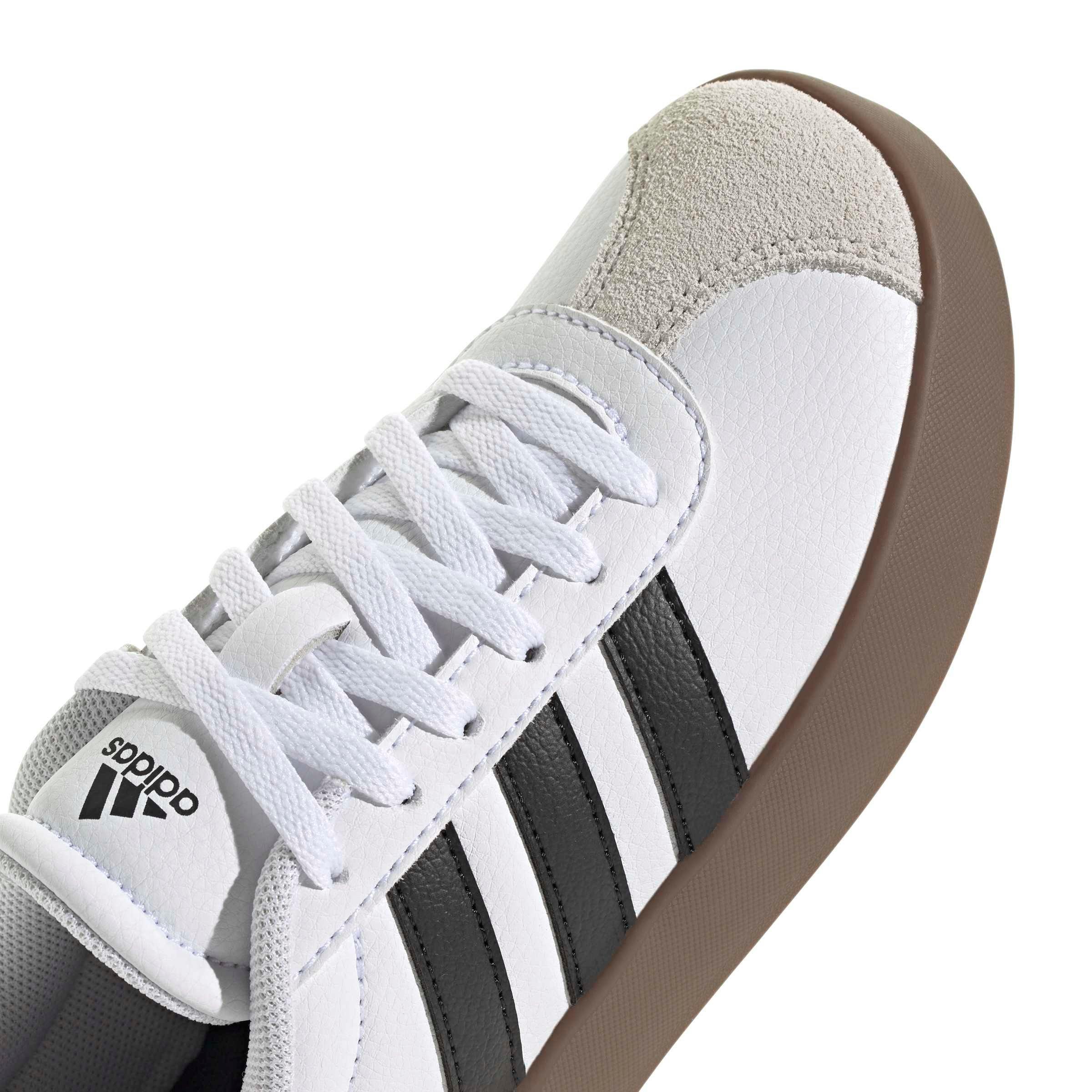 adidas VL Court 3.0 Preschool Boys' "Ftwr White/Core Black/Grey One" Shoe