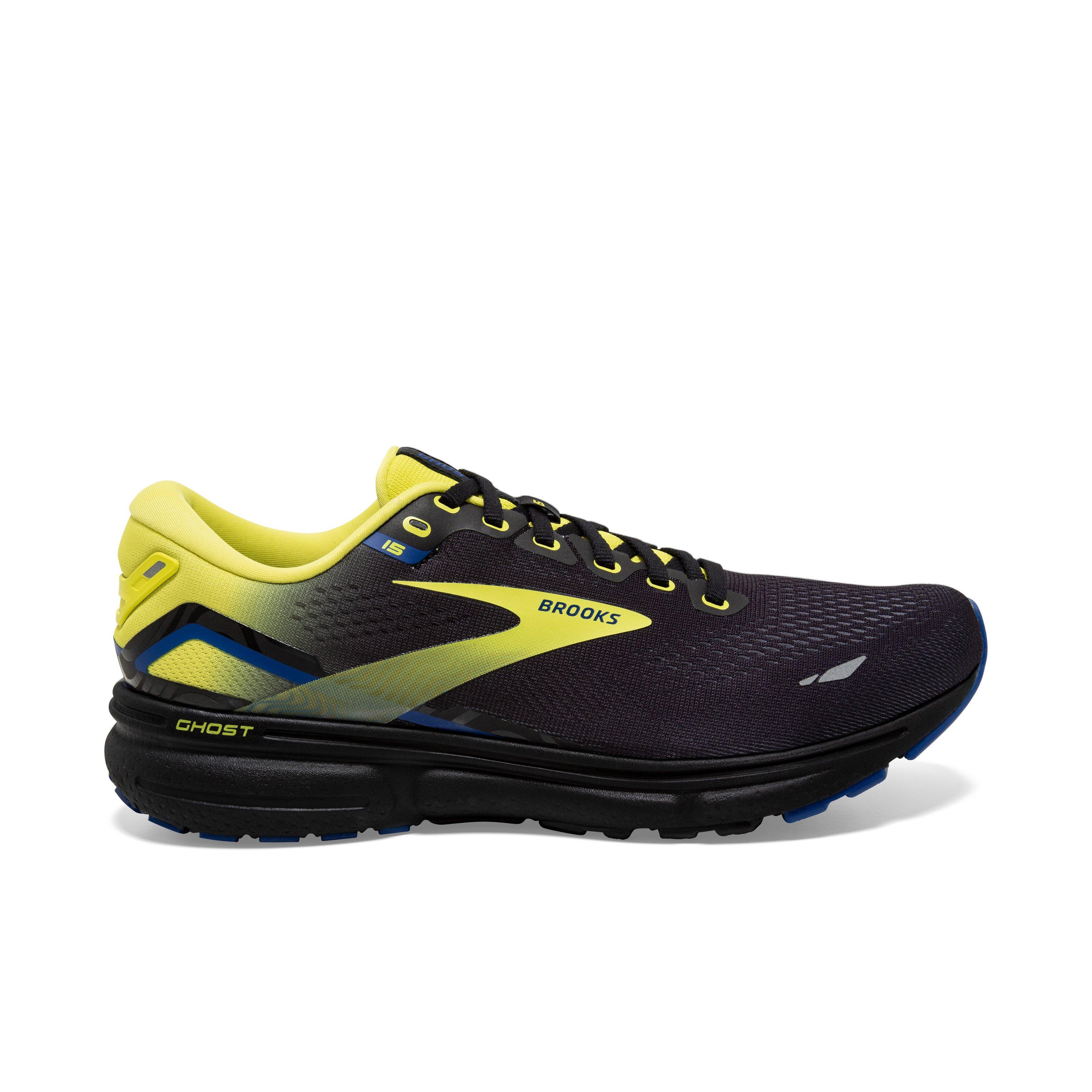 Brooks Ghost 15 "Black/Nightlife/Blue" Men's Running Shoe Hibbett