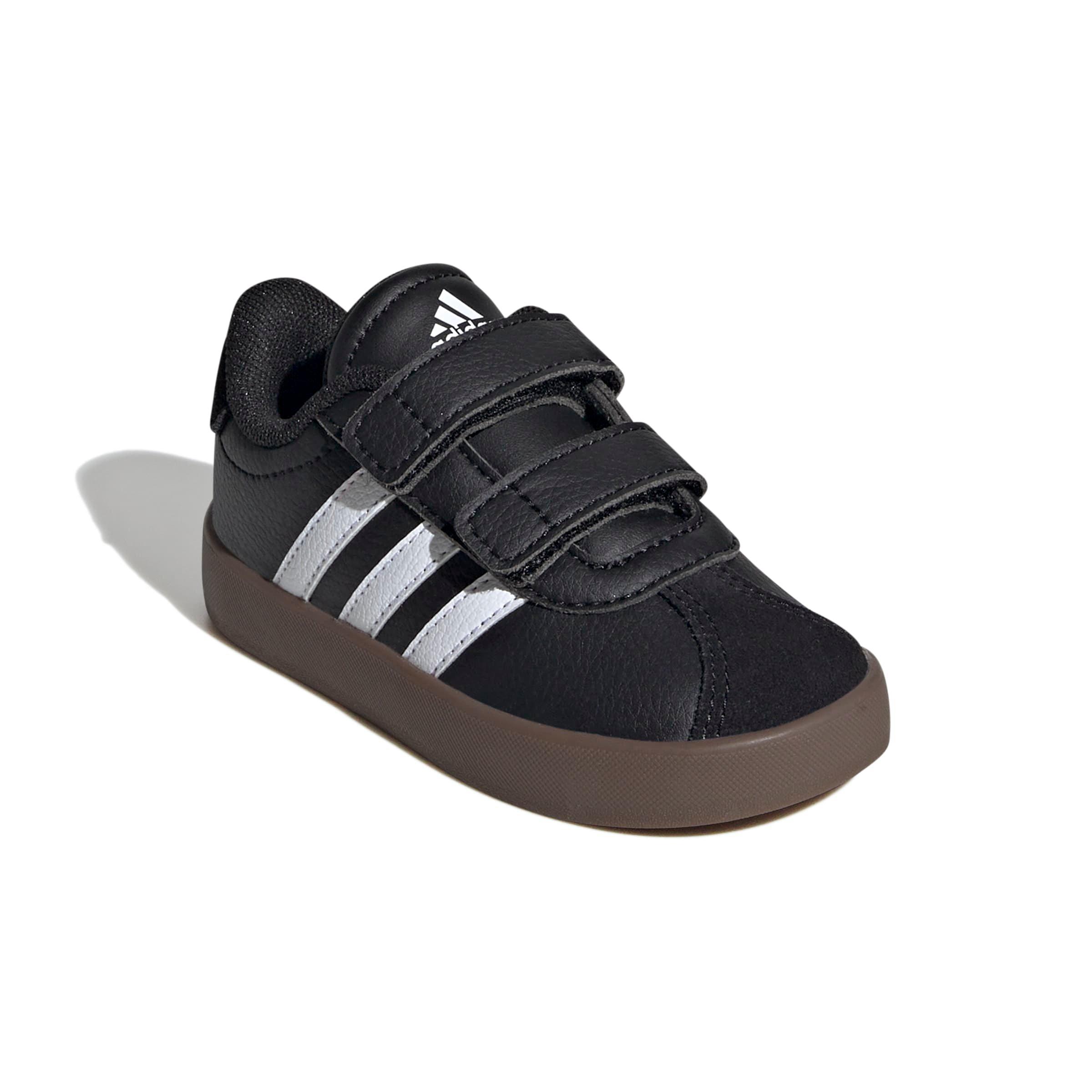 adidas VL Court 3.0 Infant Boys' "Core Black/Ftwr White/Core Black" Shoe