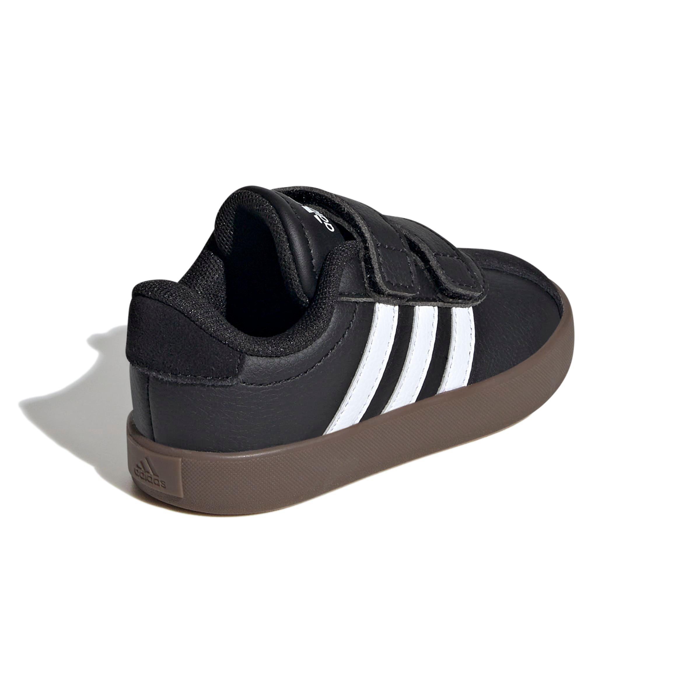 adidas VL Court 3.0 Infant Boys' "Core Black/Ftwr White/Core Black" Shoe