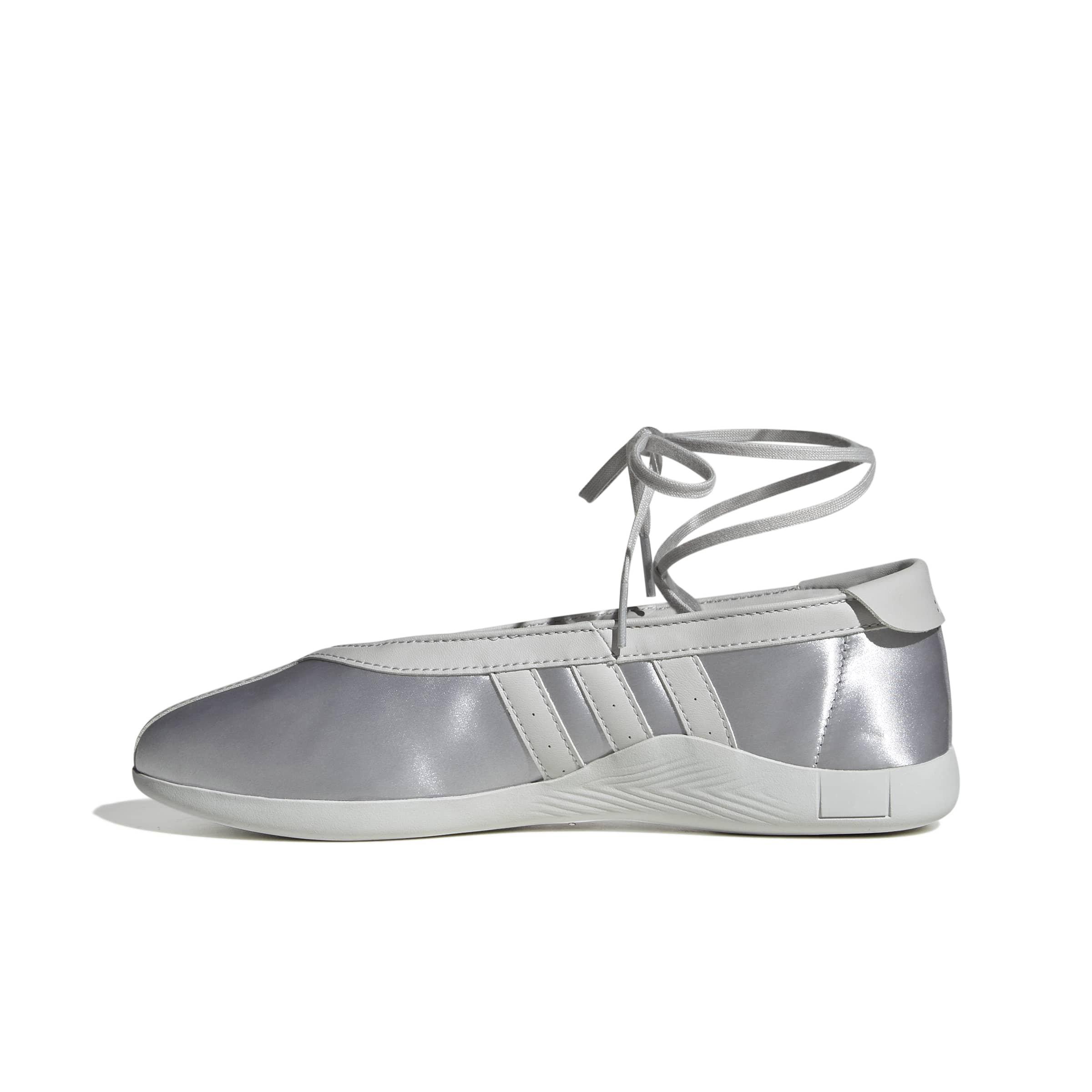 adidas Originals Taekwondo Mei Ballet "Silver Metallic/Grey One/Ftwr White" Women's Shoe - SILVER/GREY/WHITE
