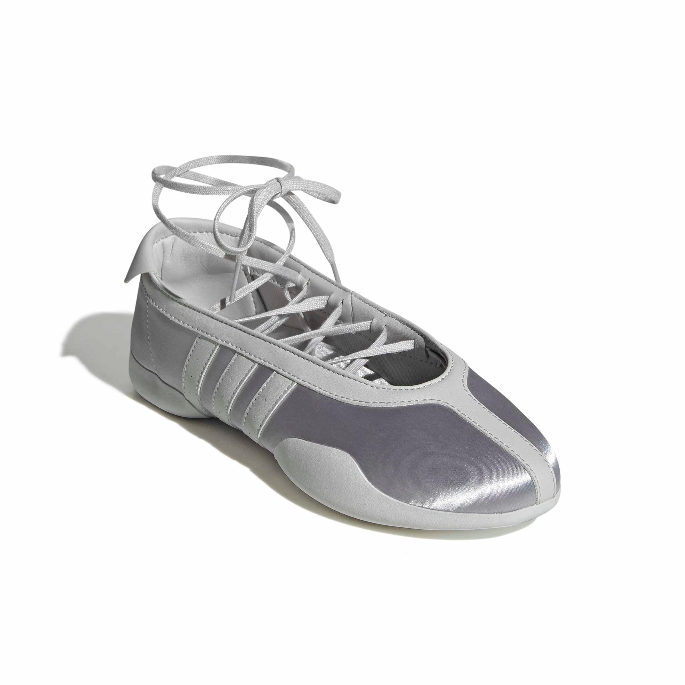 adidas Originals Taekwondo Mei Ballet "Silver Metallic/Grey One/Ftwr White" Women's Shoe - SILVER/GREY/WHITE