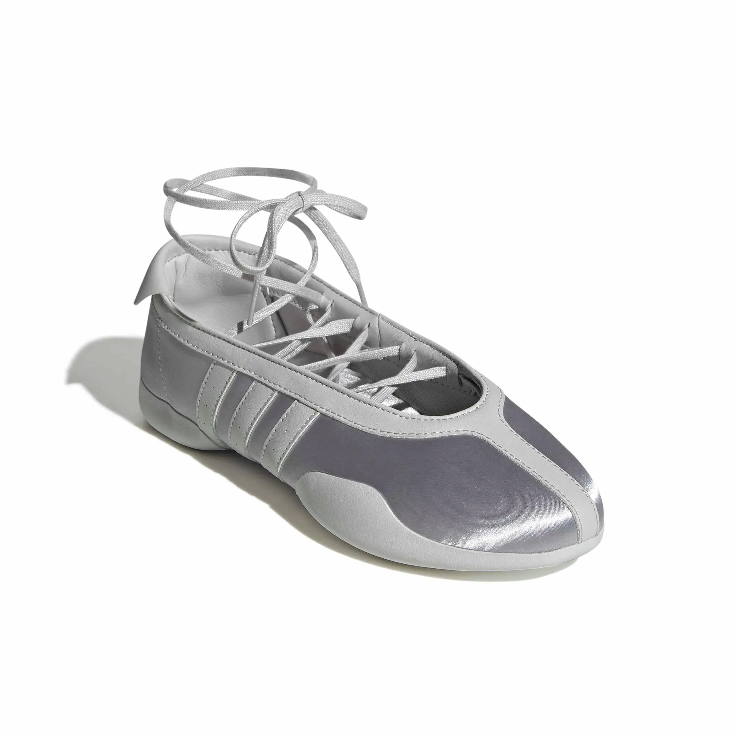adidas Originals Taekwondo Mei Ballet "Silver Metallic/Grey One/Ftwr White" Women's Shoe - SILVER/GREY/WHITE