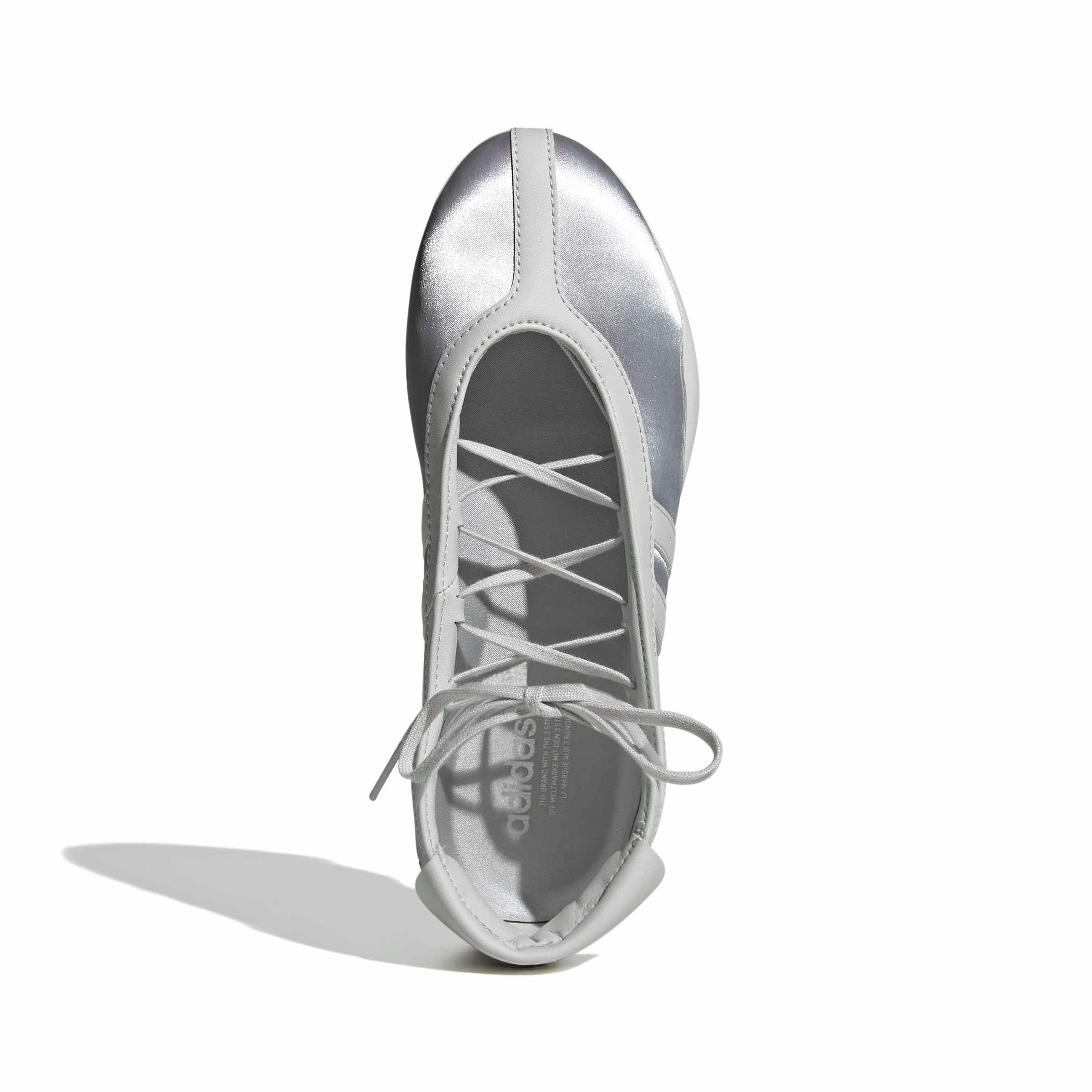 adidas Originals Taekwondo Mei Ballet "Silver Metallic/Grey One/Ftwr White" Women's Shoe - SILVER/GREY/WHITE