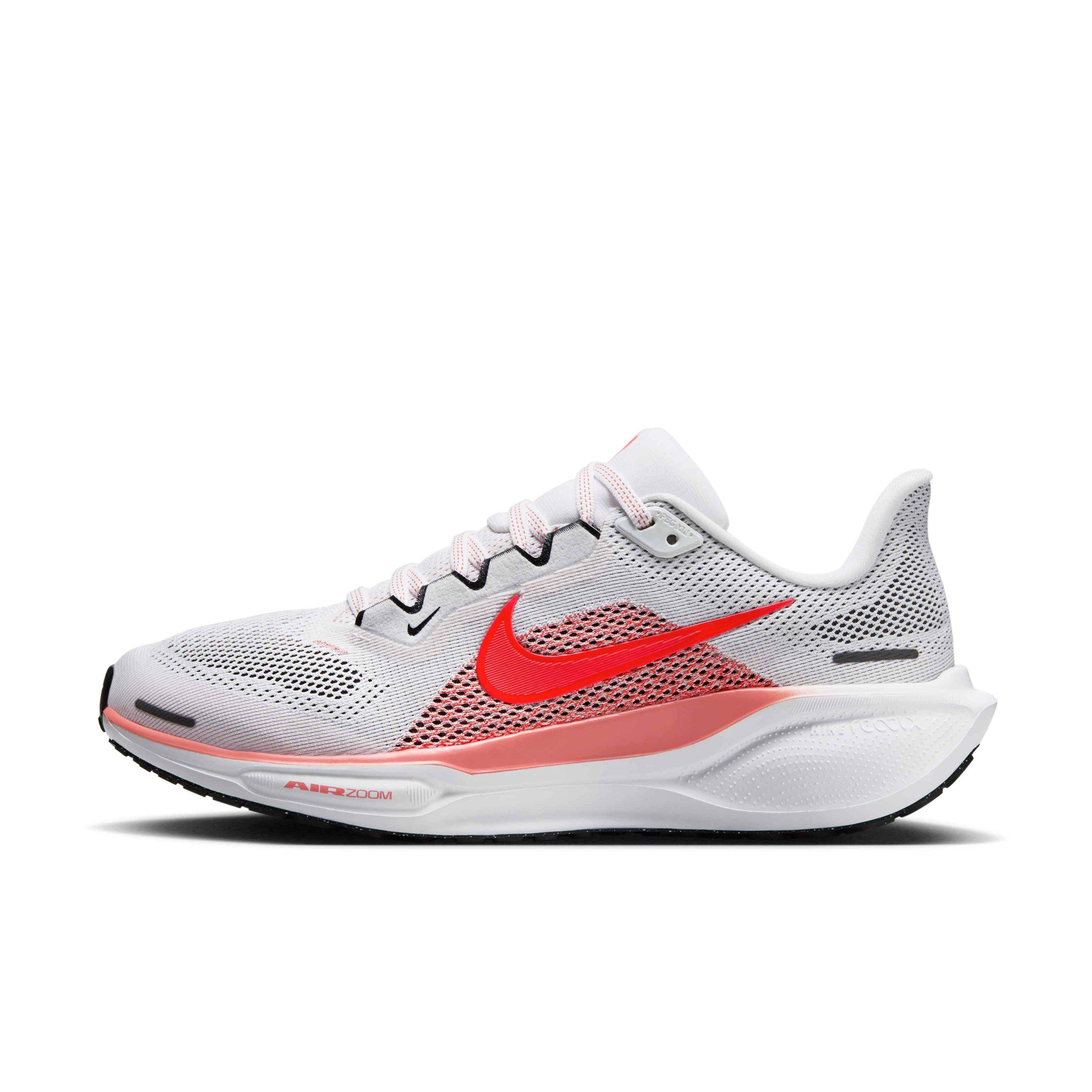 Nike Pegasus 41 "White/Magic Ember/Black/Bright Crimson" Women's Running Shoe - WHITE/EMBER/BLACK/CRIMSON Thumbnail View 2