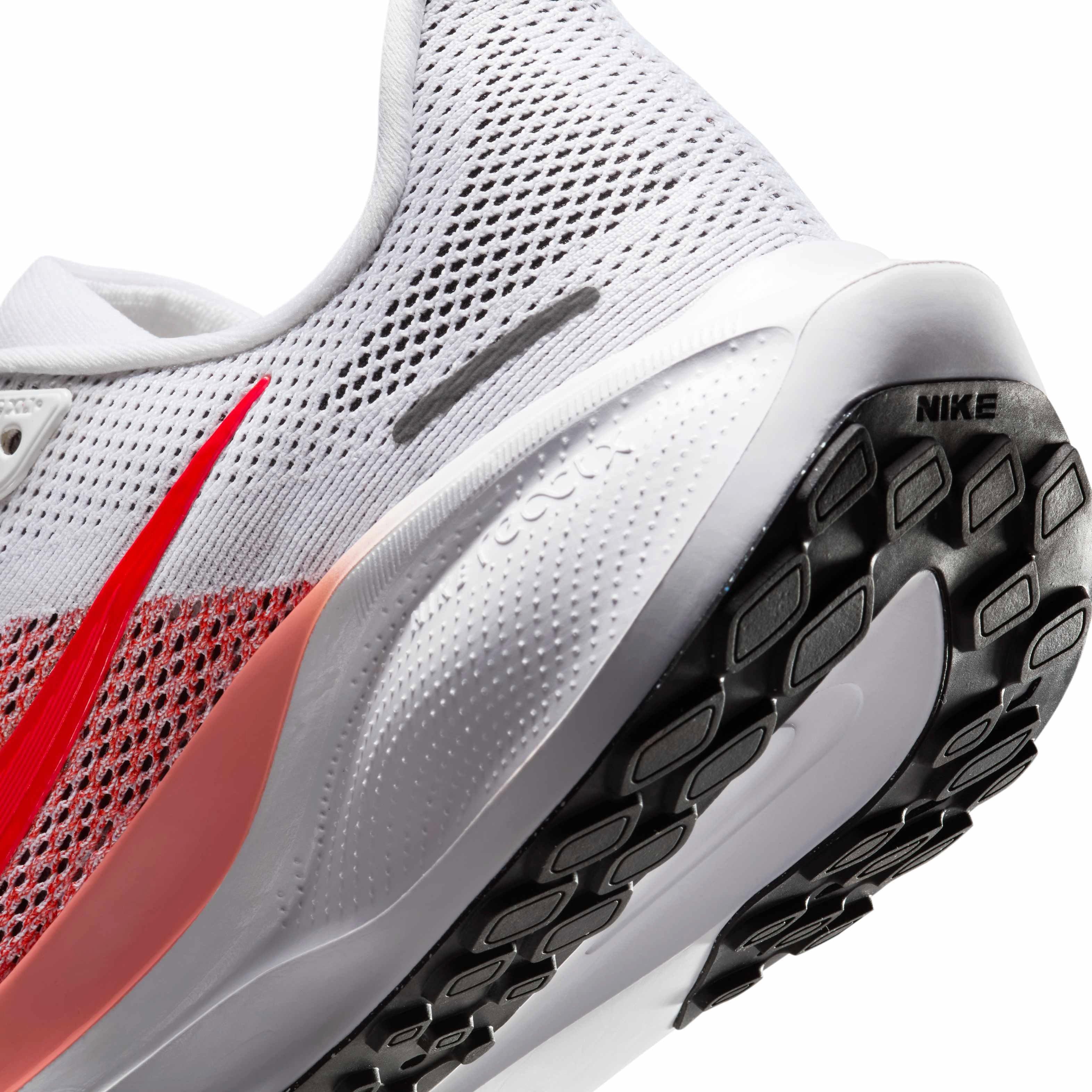 Nike Pegasus 41 "White/Magic Ember/Black/Bright Crimson" Women's Running Shoe - WHITE/EMBER/BLACK/CRIMSON Thumbnail View 8