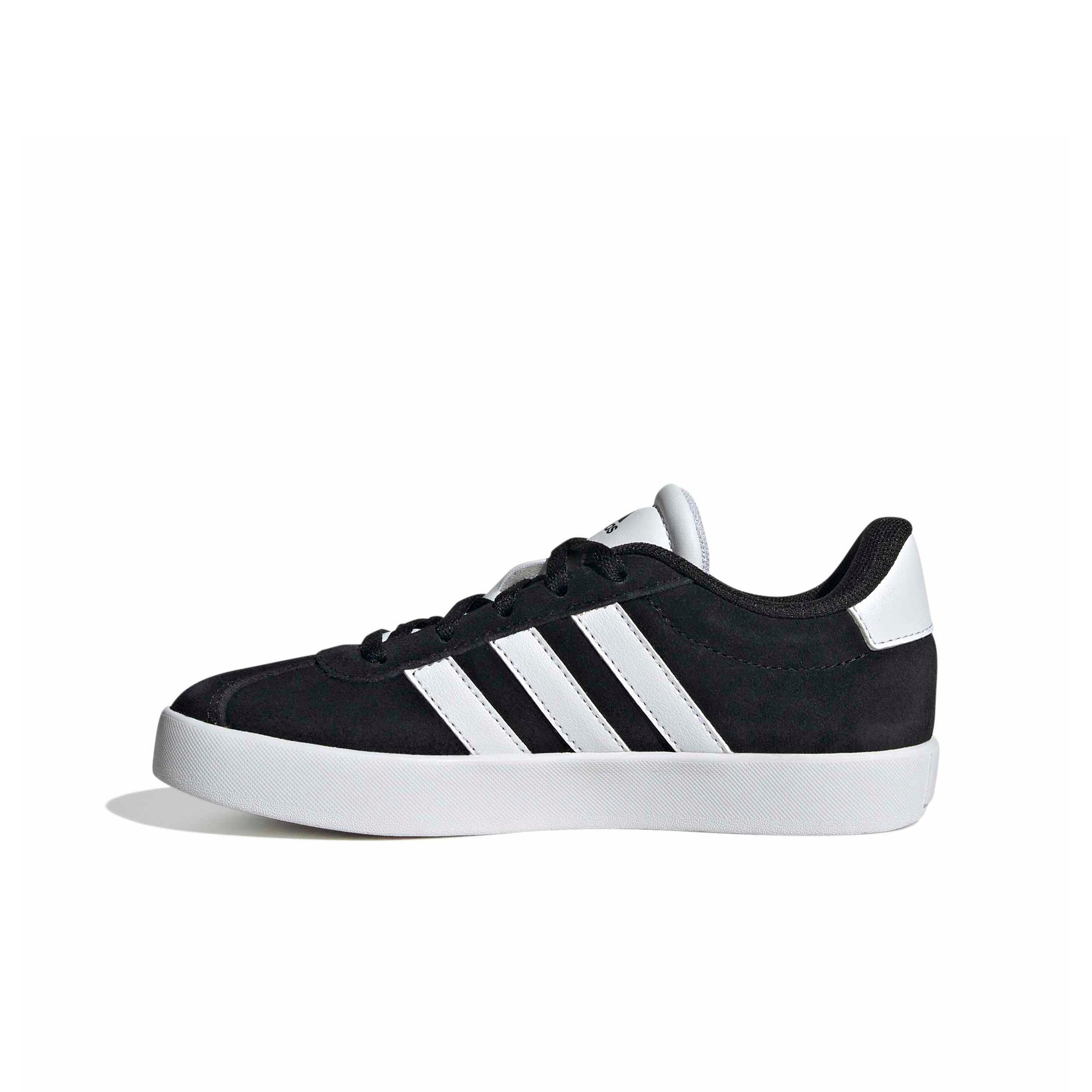 adidas VL Court 3.0 "Core Black/Ftwr White/Core Black" Preschool Boys' Shoe - BLACK/WHITE/BLACK Thumbnail View 2