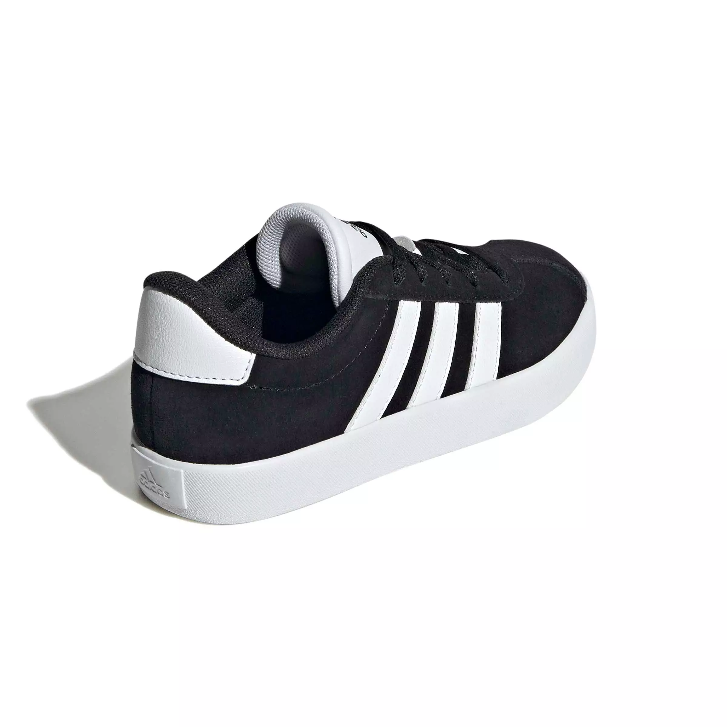 adidas VL Court 3.0 "Core Black/Ftwr White/Core Black" Preschool Boys' Shoe - BLACK/WHITE/BLACK