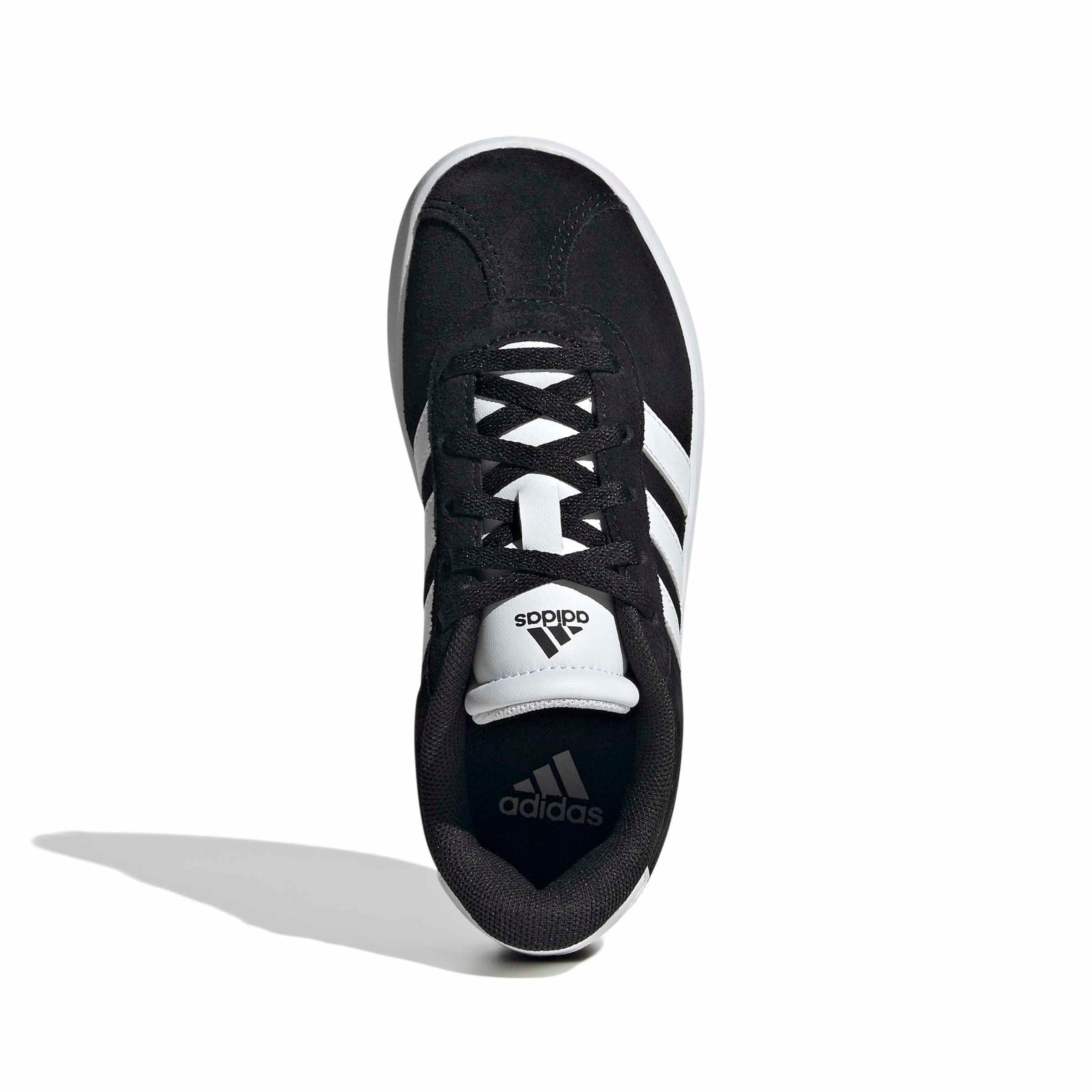 adidas VL Court 3.0 "Core Black/Ftwr White/Core Black" Preschool Boys' Shoe - BLACK/WHITE/BLACK Thumbnail View 5