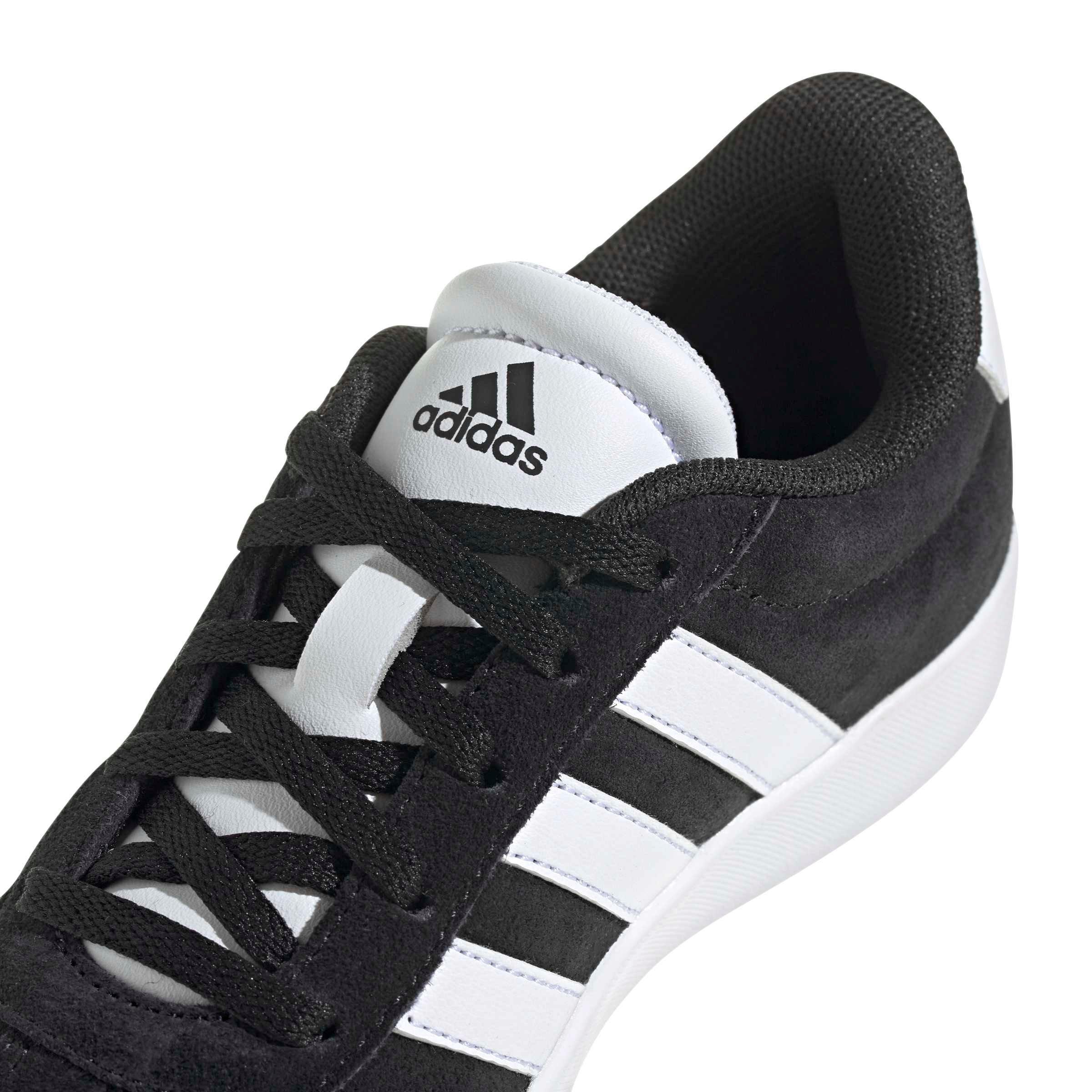 adidas VL Court 3.0 "Core Black/Ftwr White/Core Black" Preschool Boys' Shoe - BLACK/WHITE/BLACK Thumbnail View 7