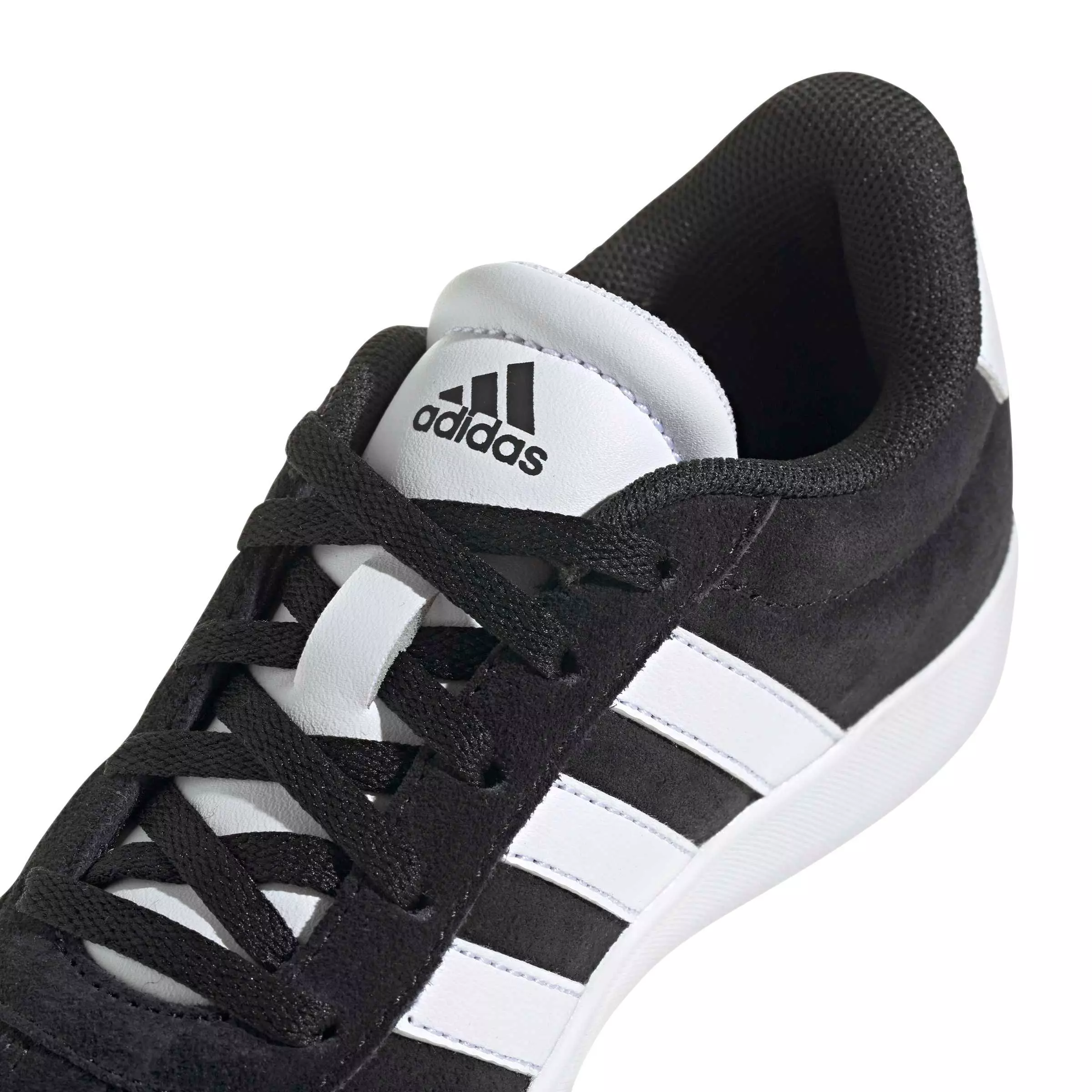 adidas VL Court 3.0 "Core Black/Ftwr White/Core Black" Preschool Boys' Shoe - BLACK/WHITE/BLACK