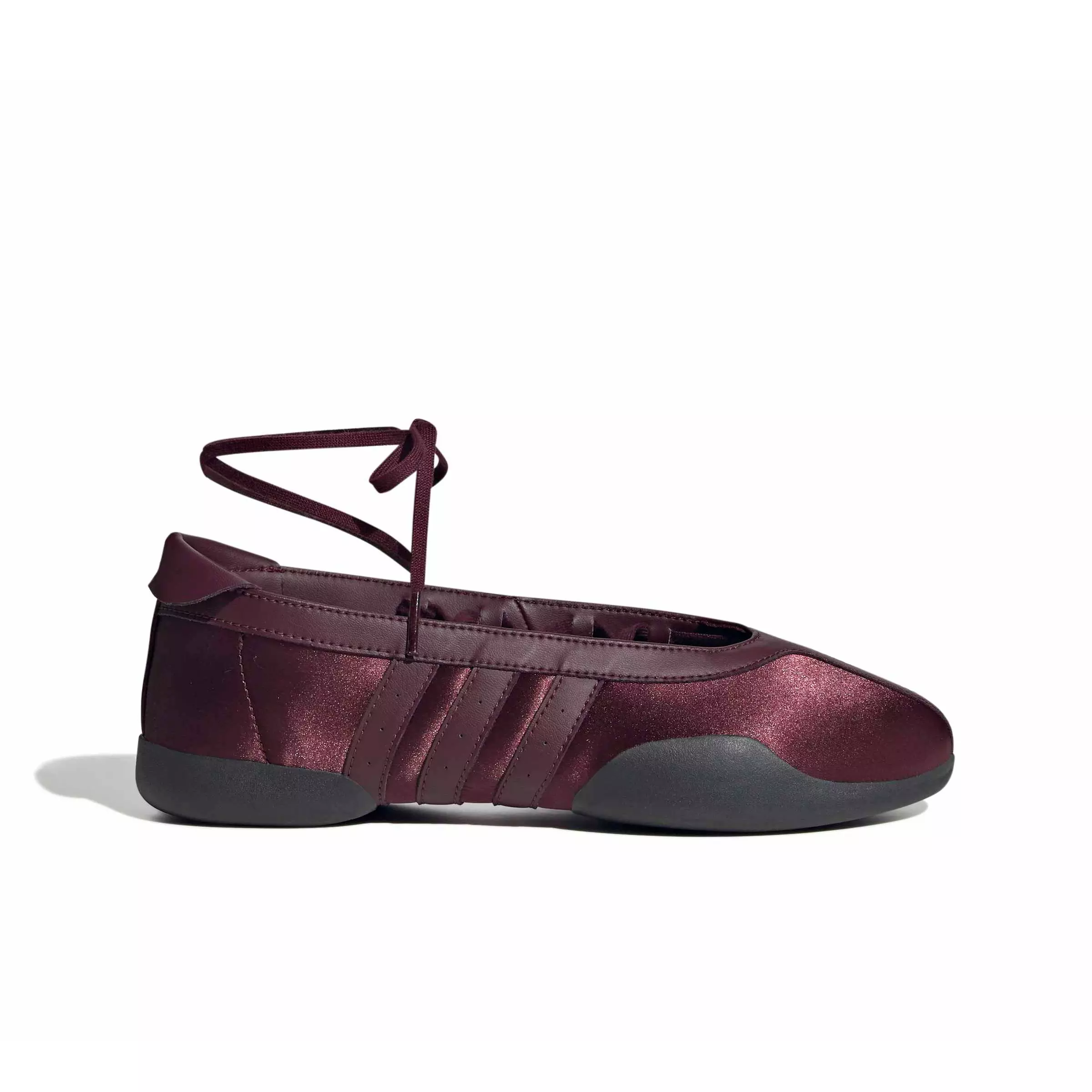 adidas Originals Taekwondo Mei Ballet "Maroon/Maroon/Core Black" Women's Shoe - MAROON/MAROON/BLACK