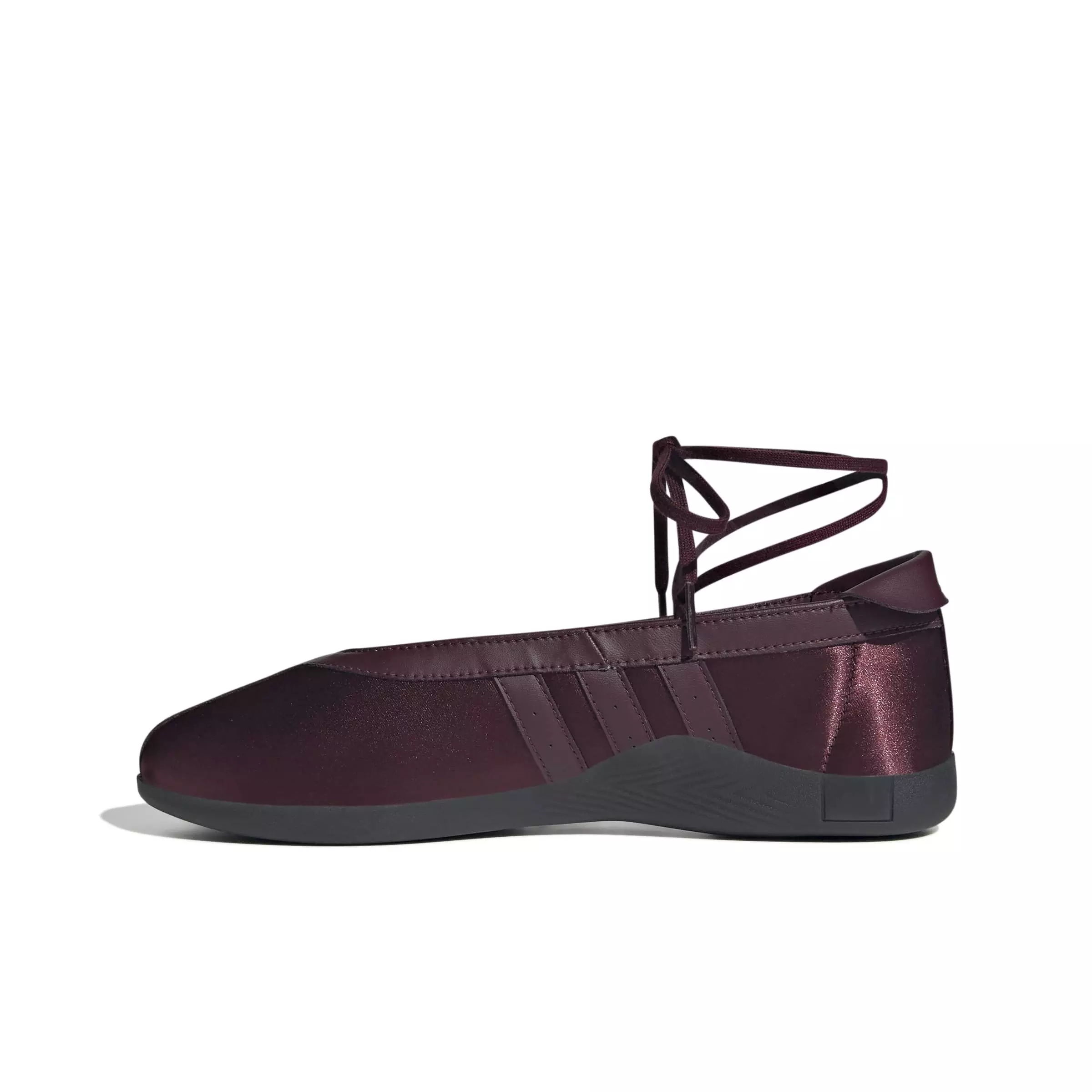 adidas Originals Taekwondo Mei Ballet "Maroon/Maroon/Core Black" Women's Shoe - MAROON/MAROON/BLACK