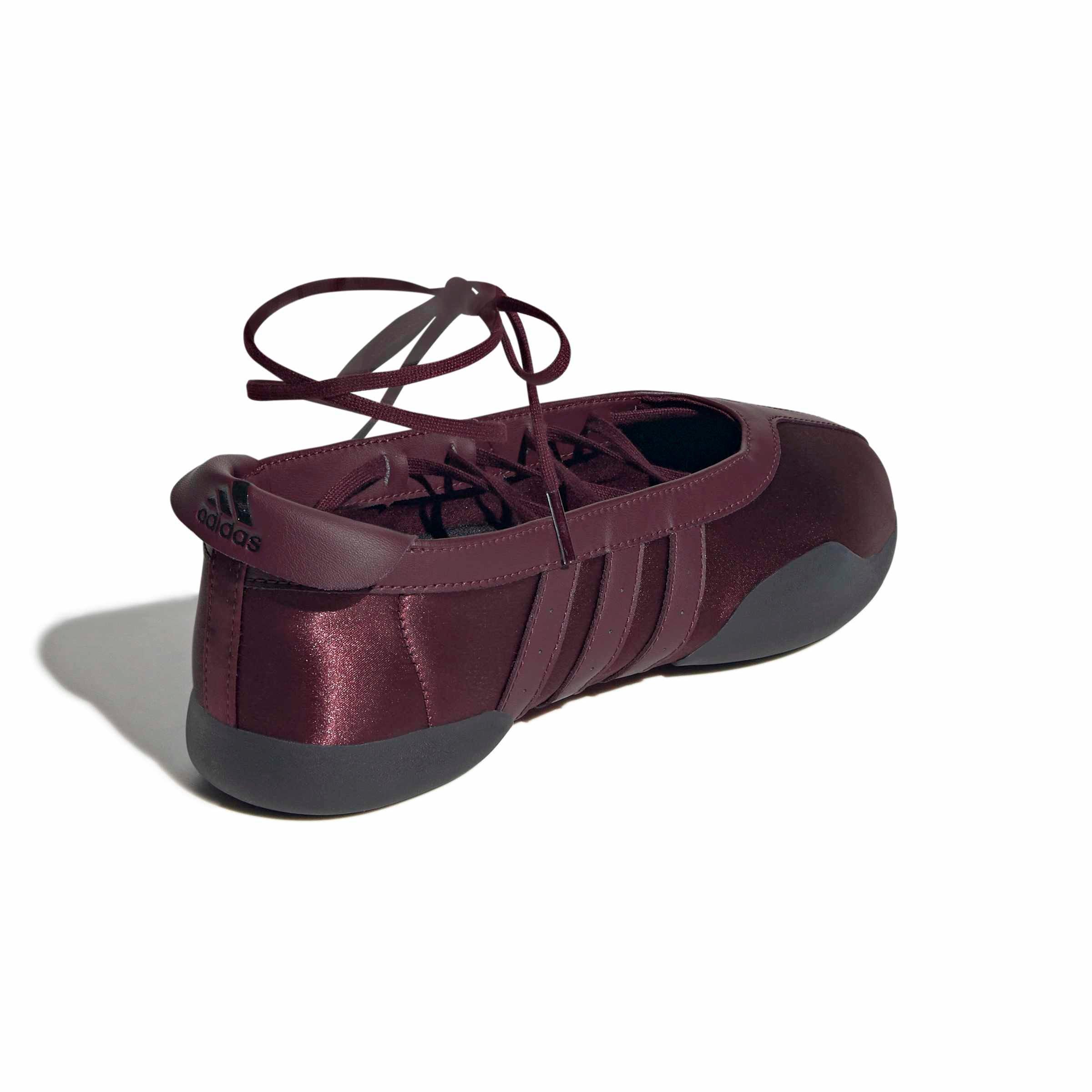 adidas Originals Taekwondo Mei Ballet "Maroon/Maroon/Core Black" Women's Shoe - MAROON/MAROON/BLACK