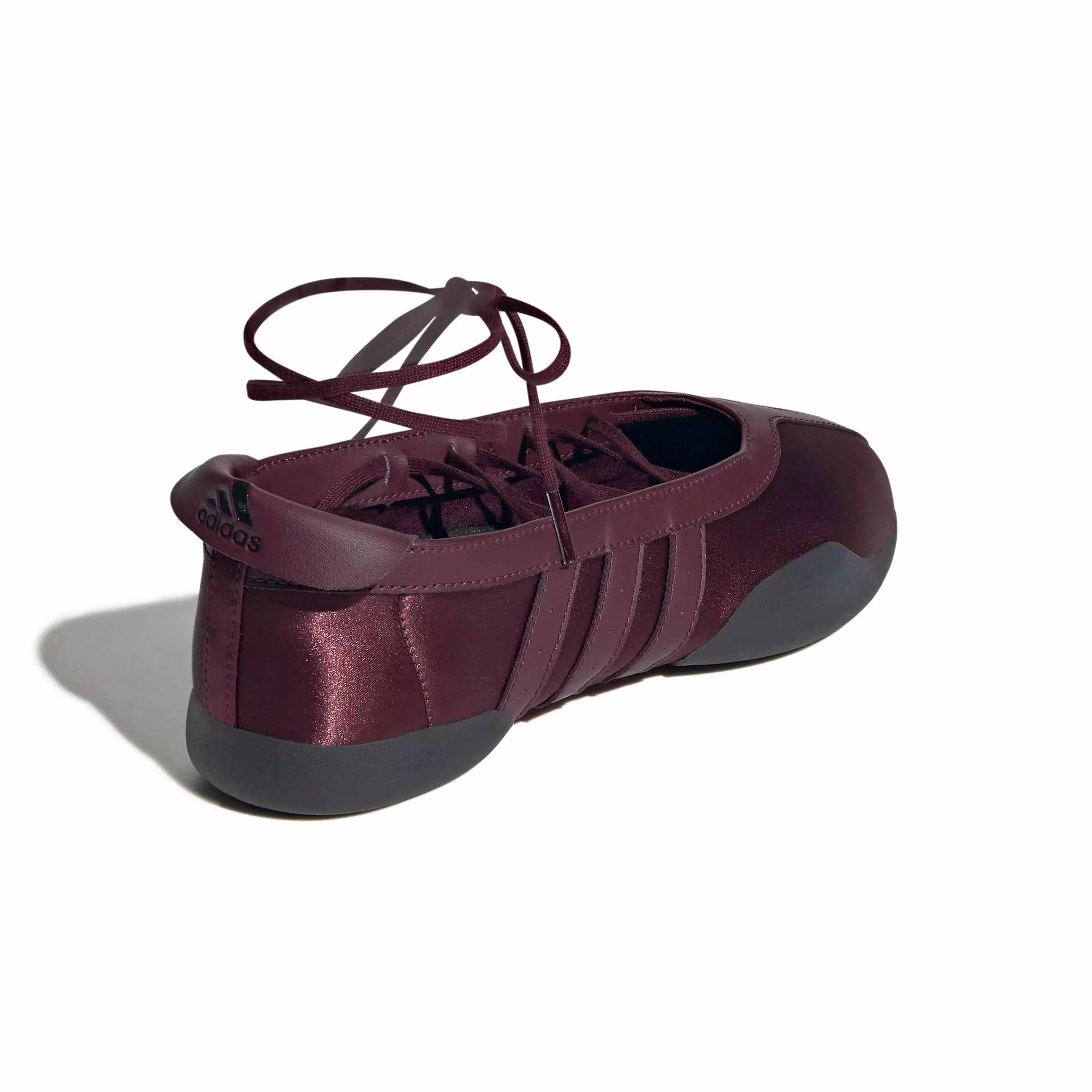 adidas Originals Taekwondo Mei Ballet "Maroon/Maroon/Core Black" Women's Shoe - MAROON/MAROON/BLACK