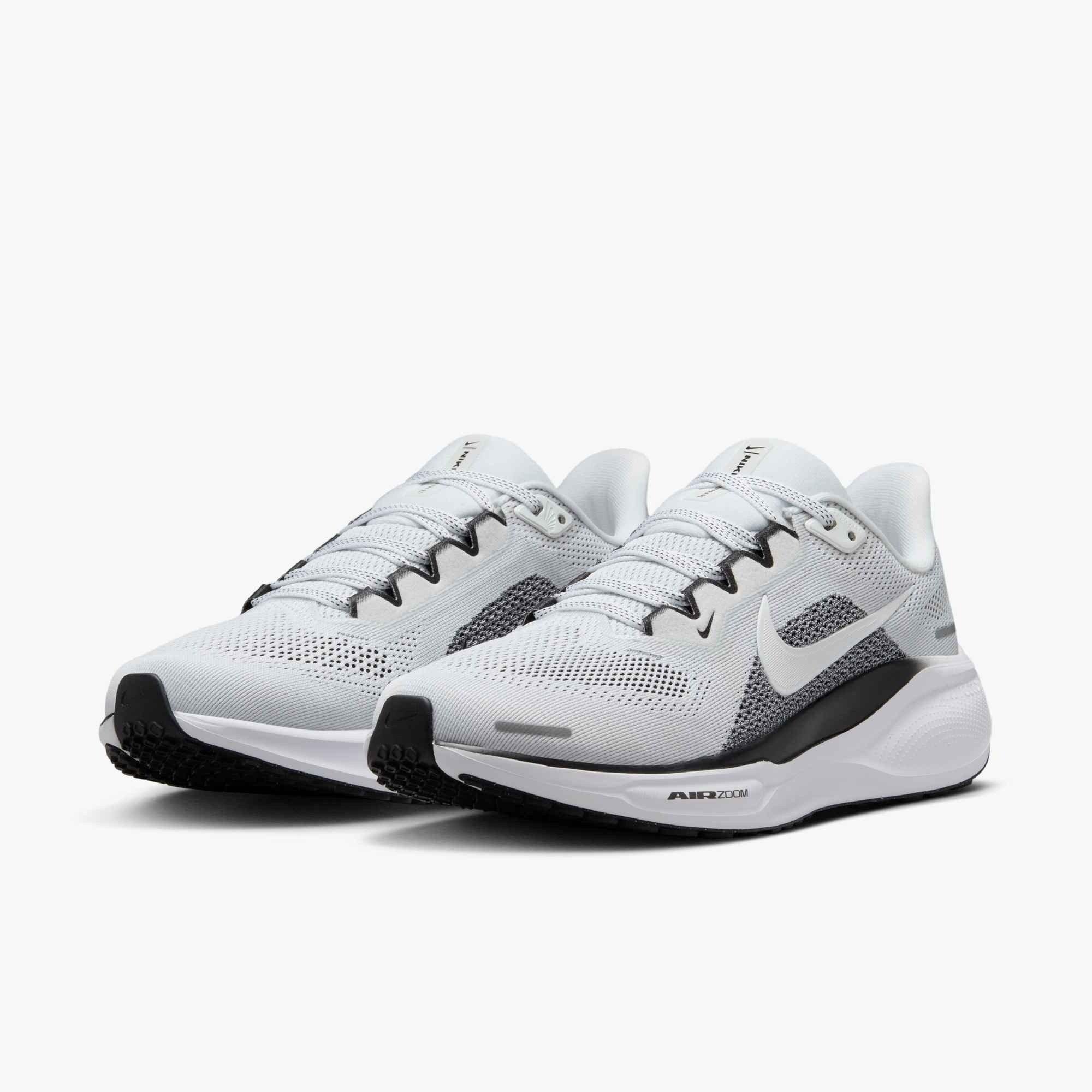 Nike Pegasus 41 "White/White/Black" Women's Running Shoe - WHITE/WHITE/BLACK Thumbnail View 4