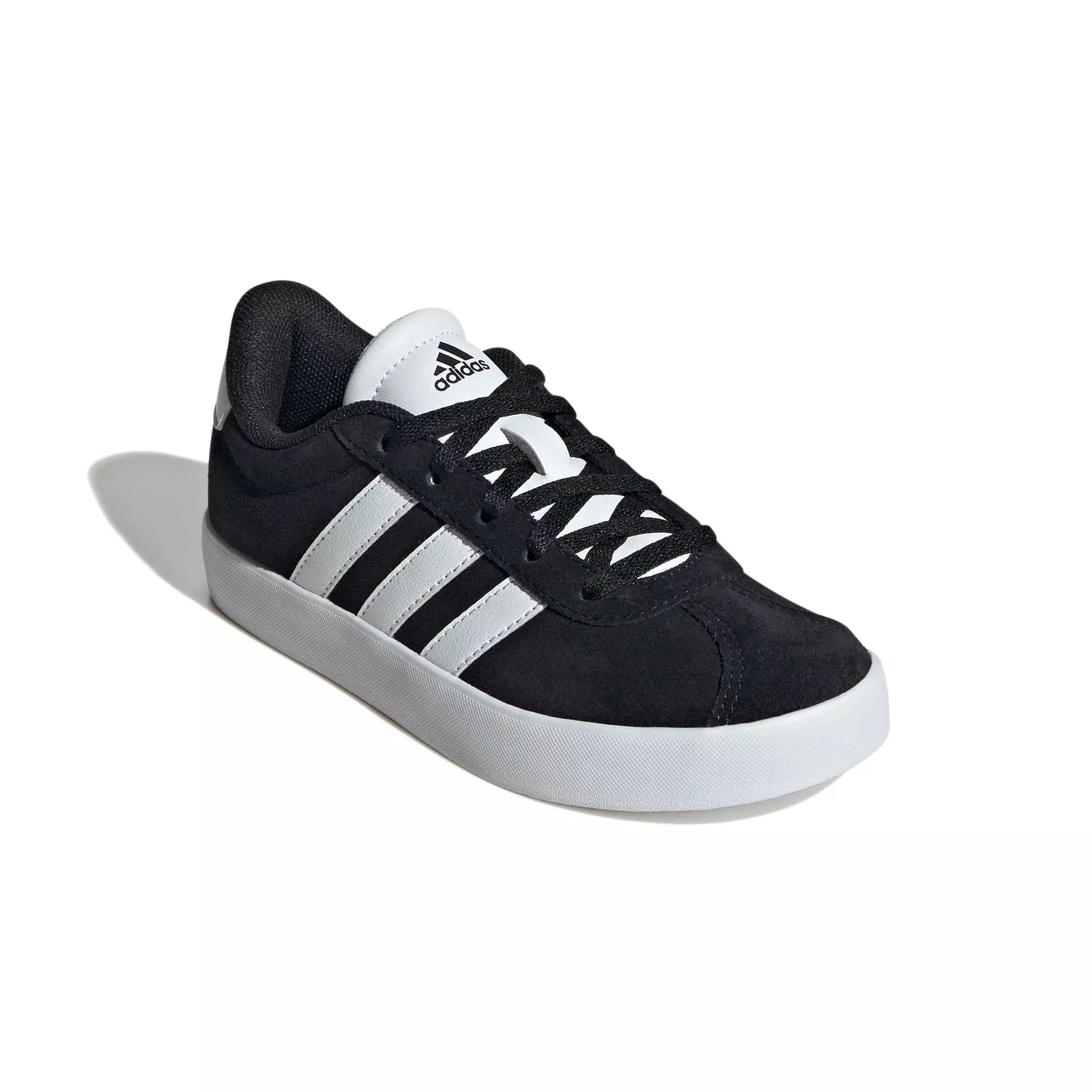 adidas VL Court 3.0 "Core Black/Ftwr White/Core Black" Grade School Boys' Shoe - BLACK/WHITE/BLACK
