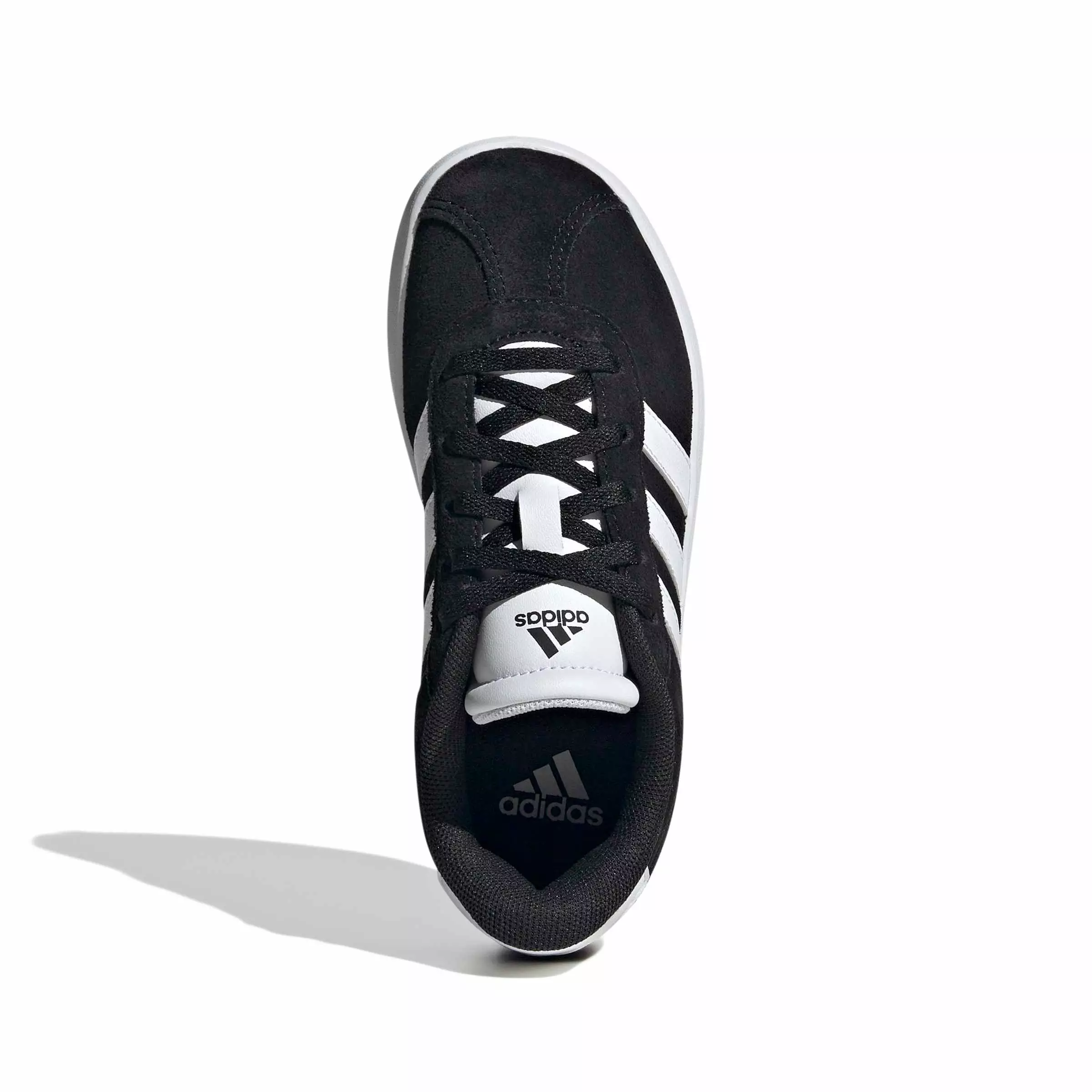 adidas VL Court 3.0 "Core Black/Ftwr White/Core Black" Grade School Boys' Shoe - BLACK/WHITE/BLACK