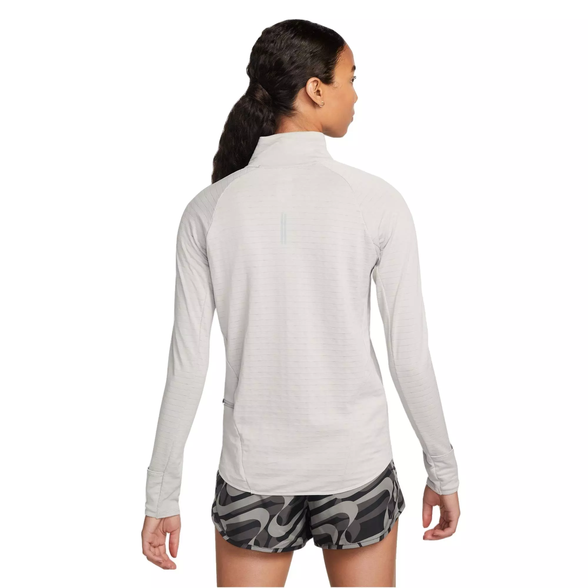 Nike Women's Therma-FIT Element Half-Zip Tee - GREY