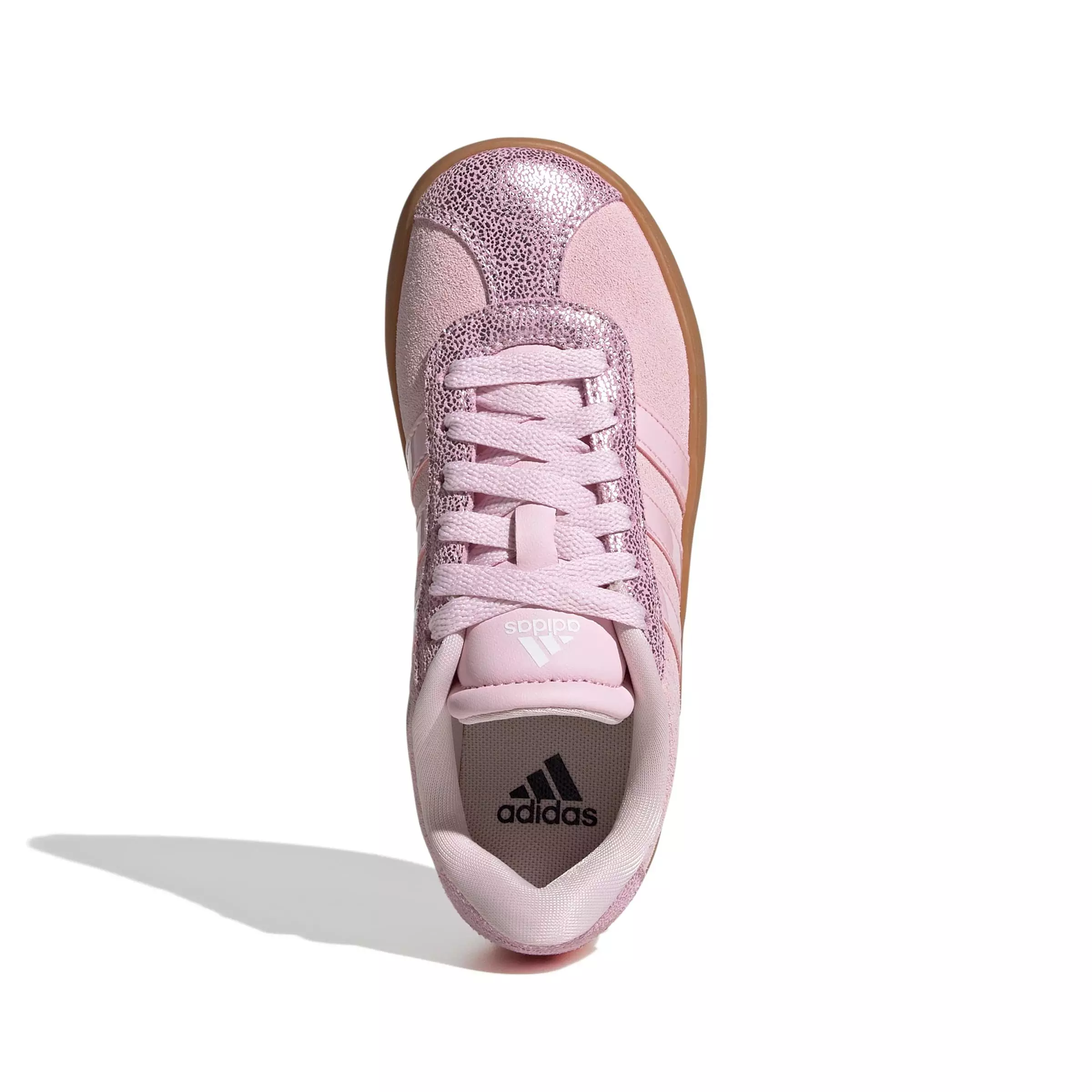 adidas VL Court 3.0 "Clear Pink/Clear Pink/Gum 10" Preschool Girls' Shoe - PINK/PINK/GUM