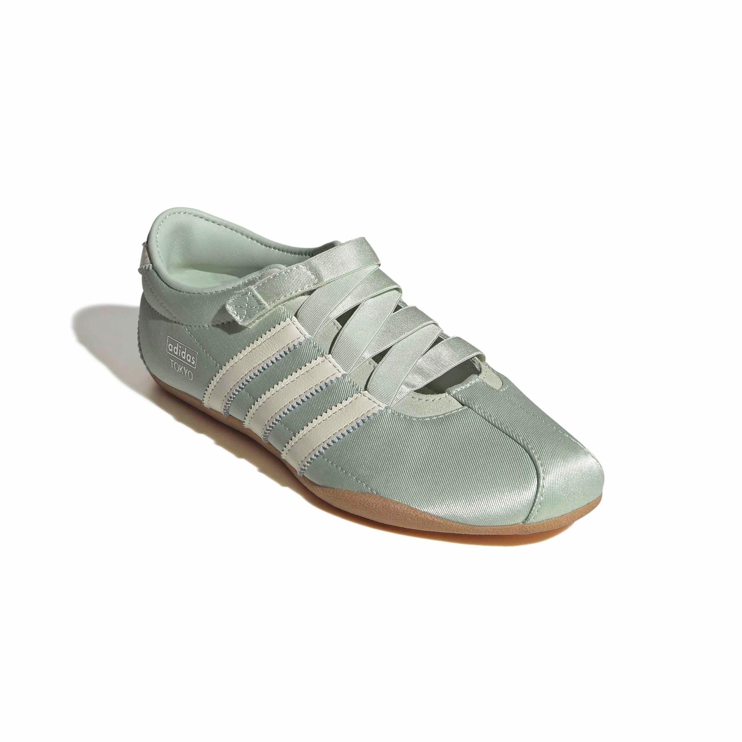 adidas Originals Tokyo MJ "Linen Green/Off White/Silver Metallic" Women's Shoe - GREEN/OFF WHITE/SILVER