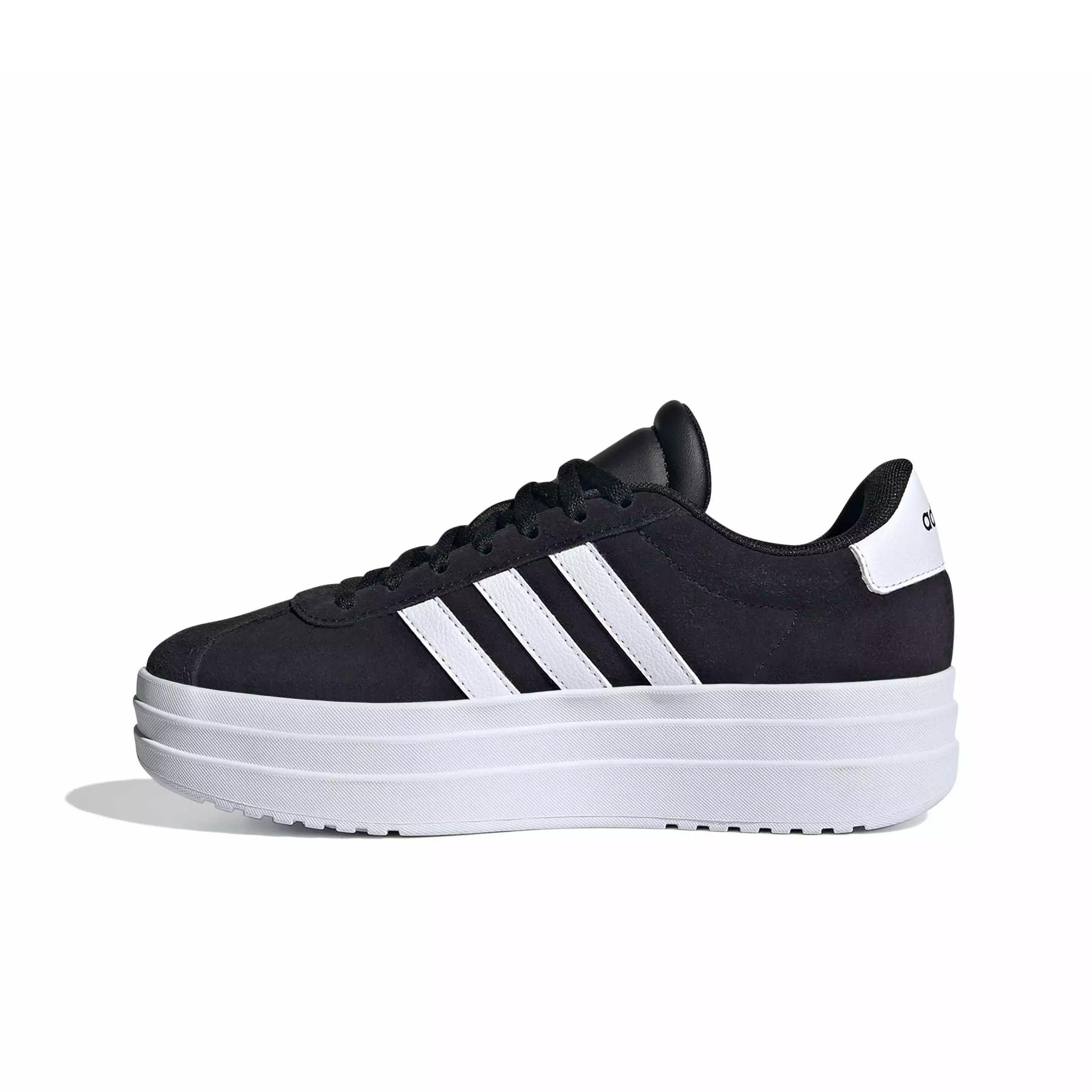 adidas VL Court Bold "Core Black/Ftwr White/Ftwr White" Grade School Boys' Shoe - BLACK/WHITE/WHITE