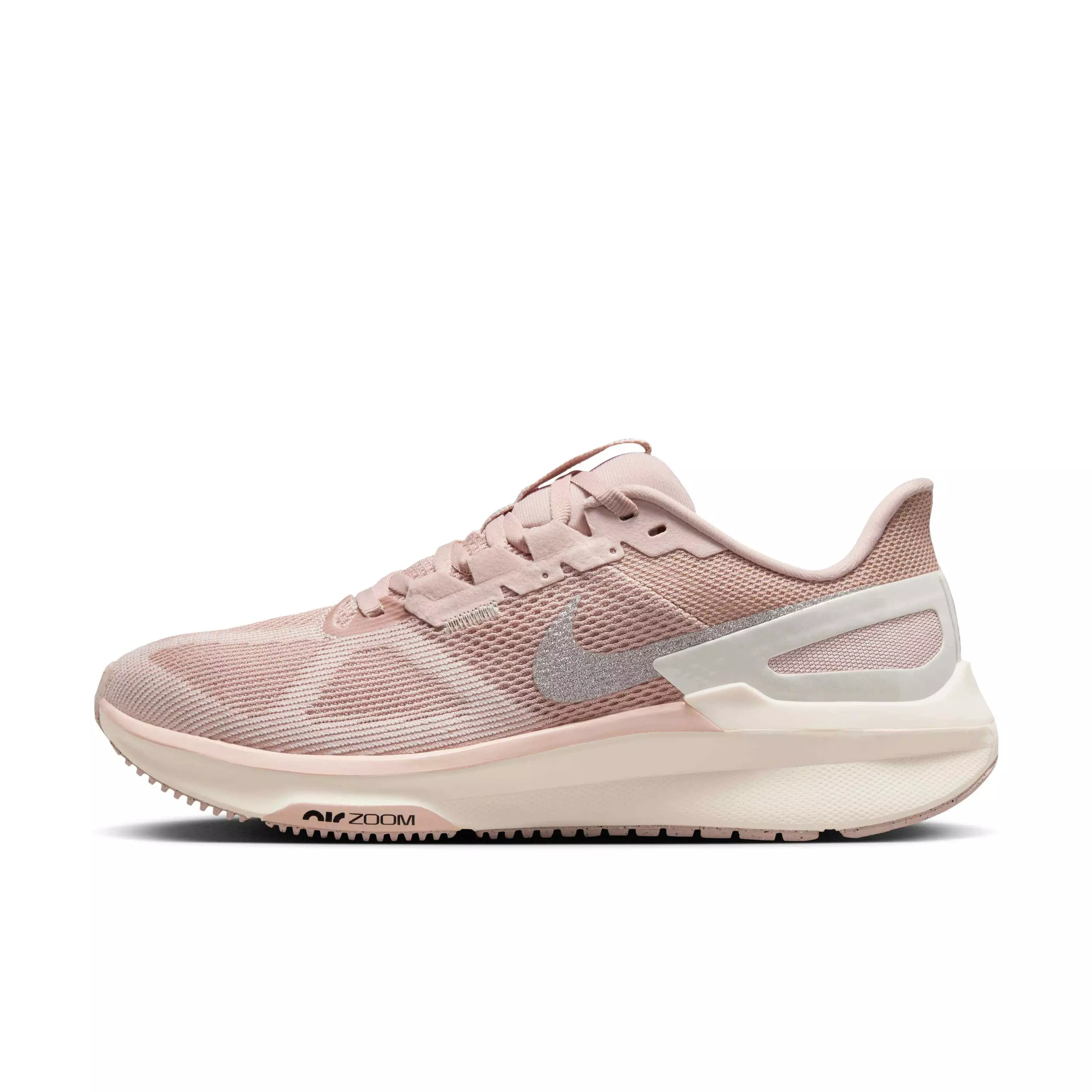 Nike Structure 25 "Pink Oxford/Pale Ivory/Platinum Violet/Anthracite" Women's Running Shoe - PINK/IVORY/VIOLET/ANTHRACITE