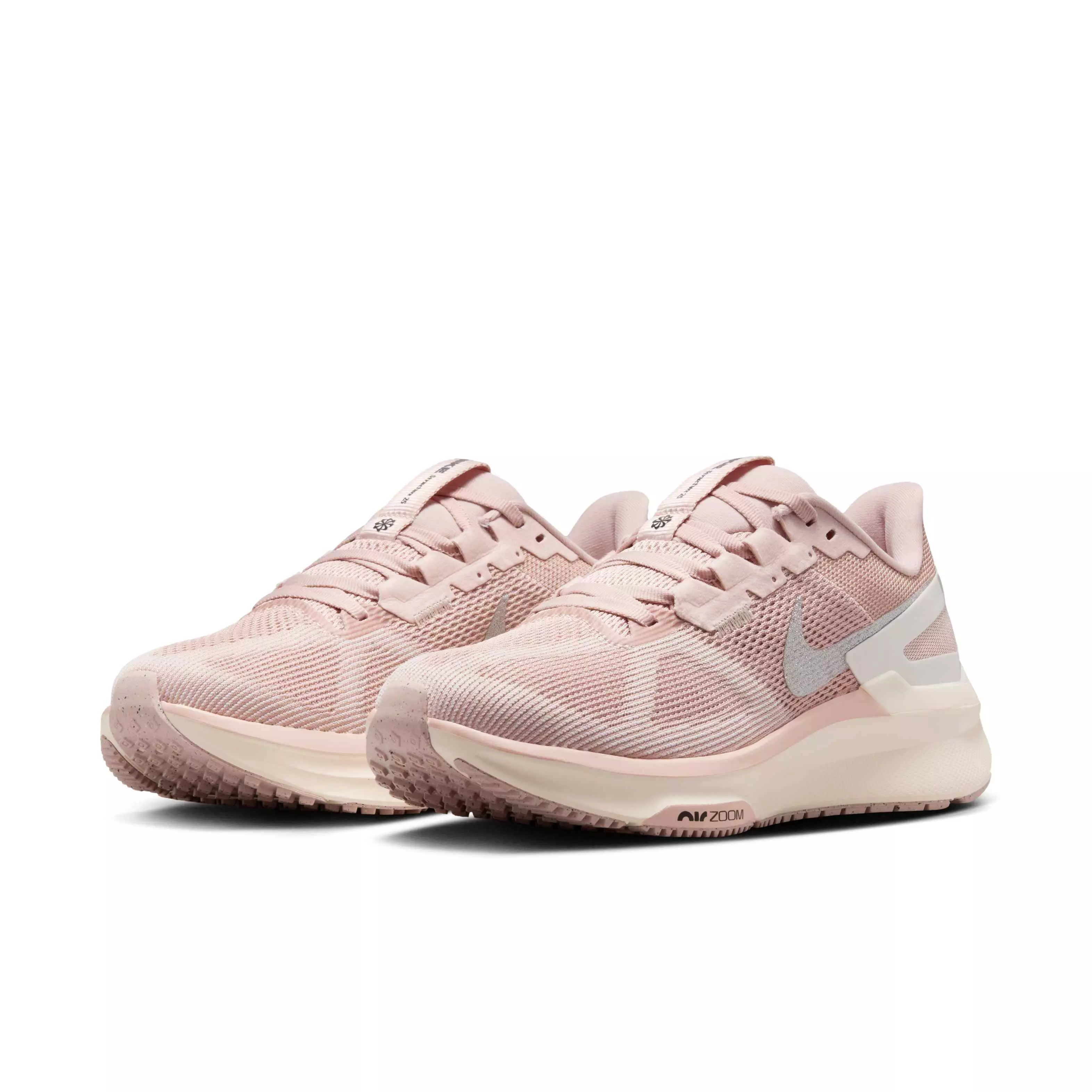 Nike Structure 25 "Pink Oxford/Pale Ivory/Platinum Violet/Anthracite" Women's Running Shoe - PINK/IVORY/VIOLET/ANTHRACITE