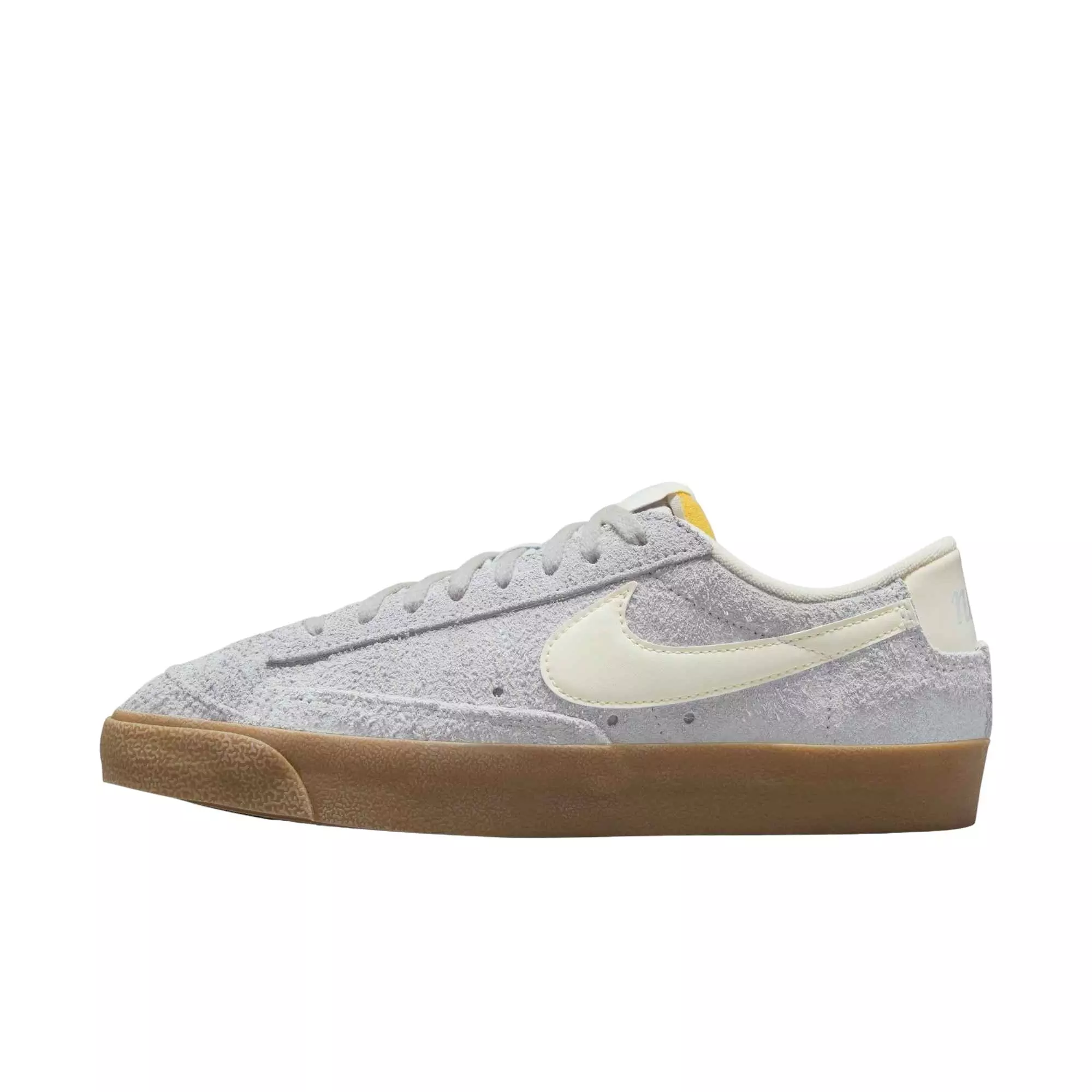 Nike Blazer Low '77 Vintage "Football Grey/Pale Ivory-Gum​ Light Brown" Women's Shoe - GREY