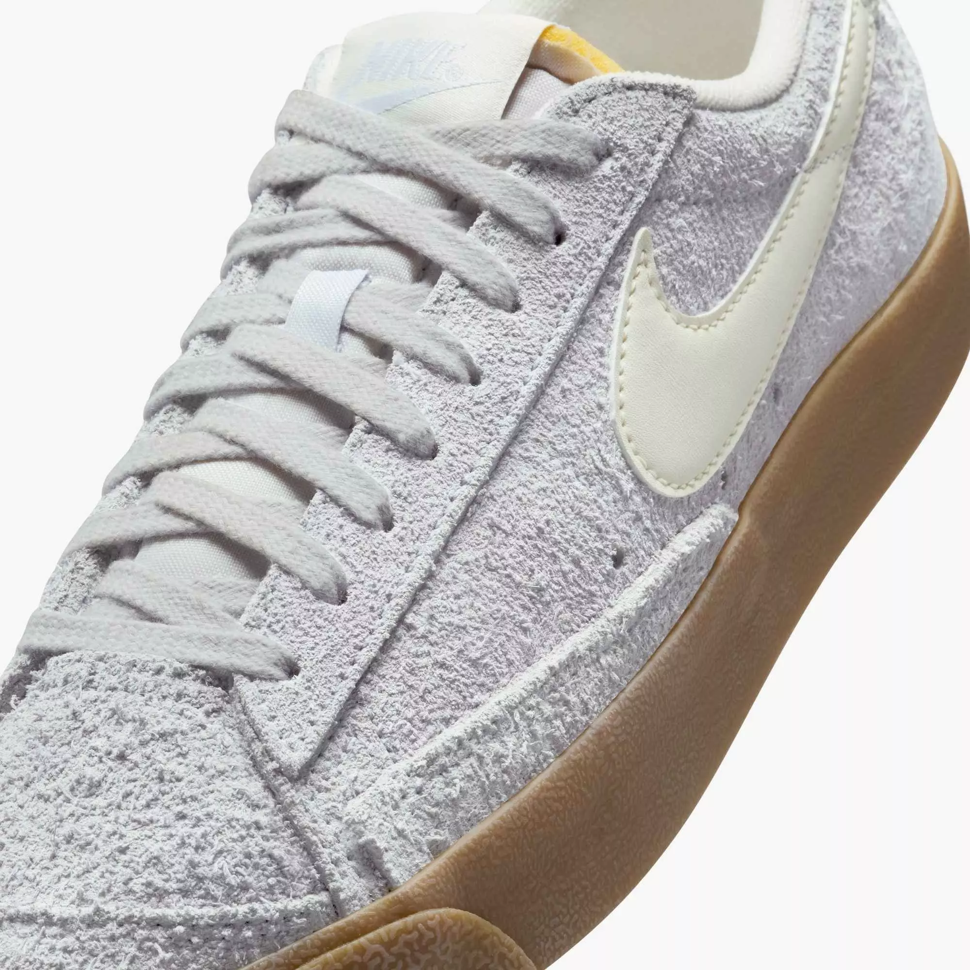 Nike Blazer Low '77 Vintage "Football Grey/Pale Ivory-Gum​ Light Brown" Women's Shoe - GREY