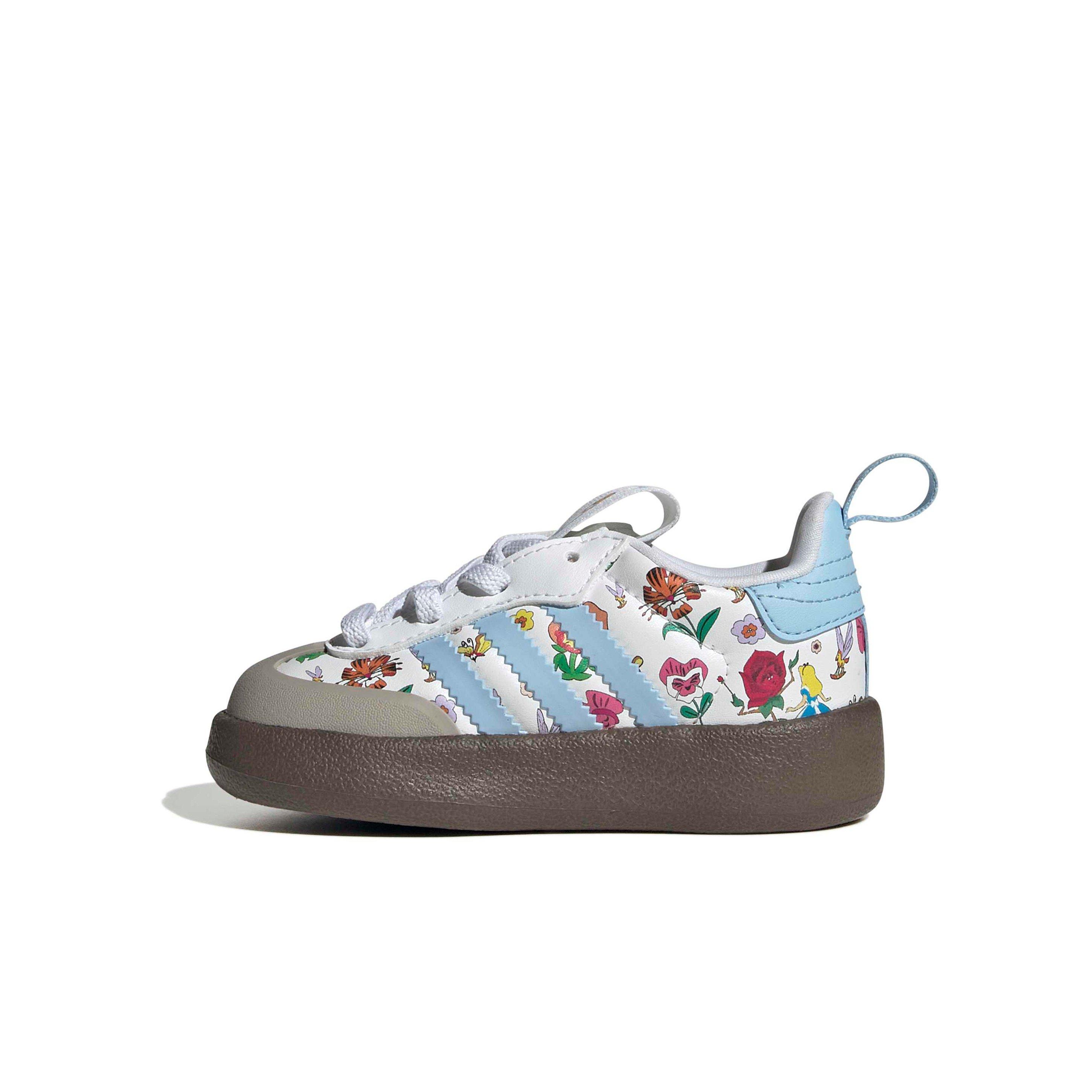 adidas Originals Disney Adifom Samba 360 Infant Girls' "Ftwr White/Clear Sky/Gum 5" Shoe