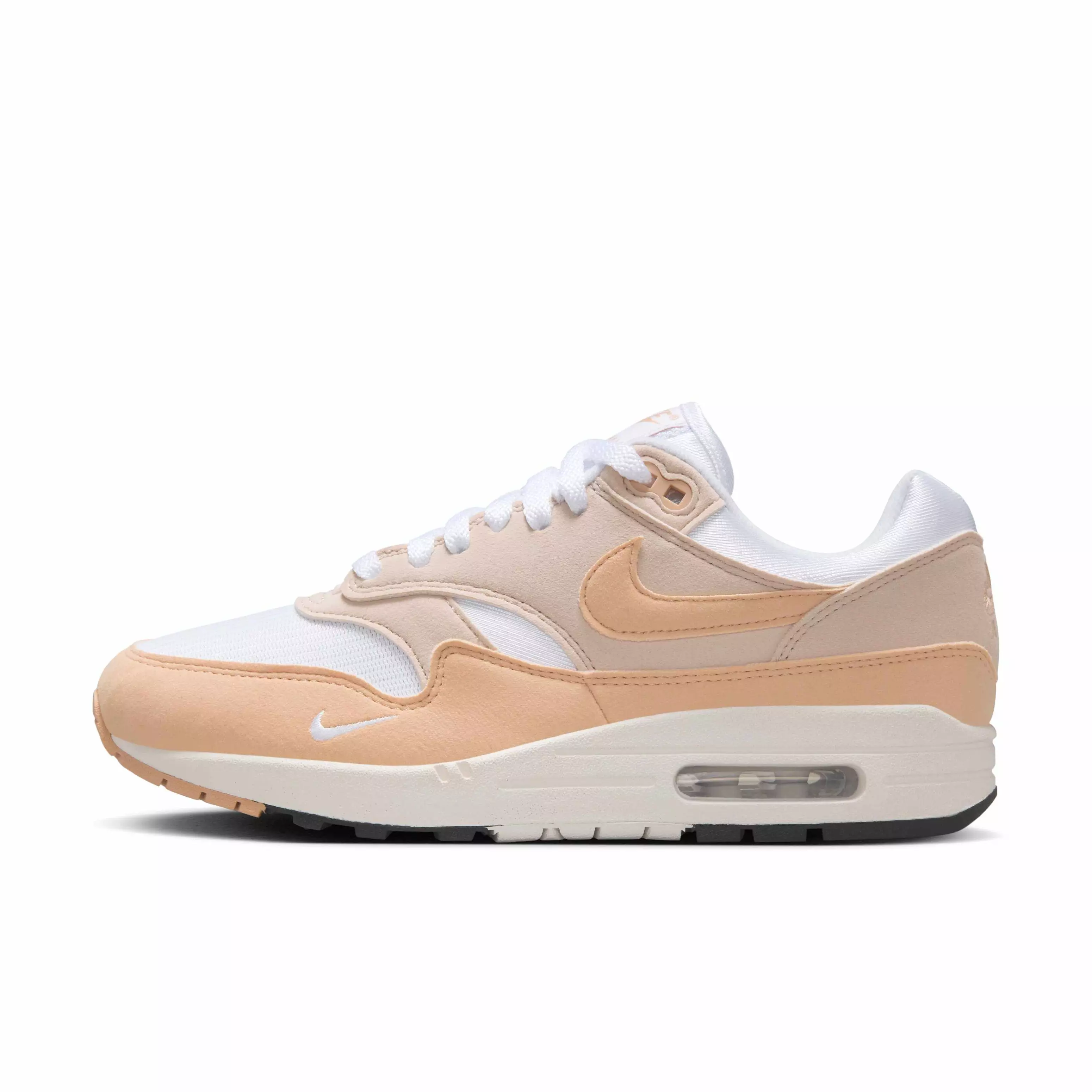 Nike Air Max 1 '87 SWSH "Light Orewood Brown/White/Sail/White Onyx" Women's Shoe - LT BROWN/WHITE/SAIL/WHITE