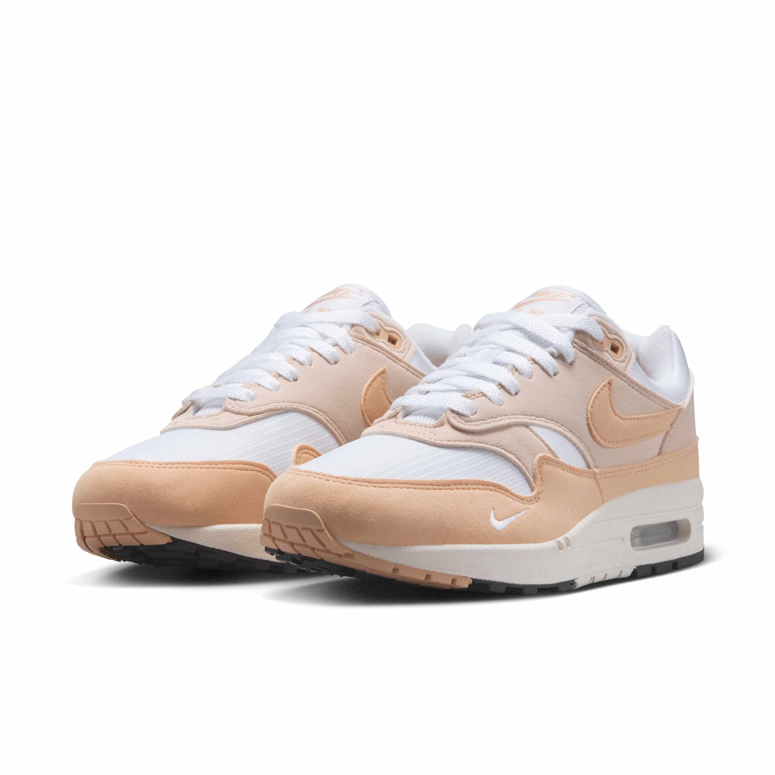 Nike Air Max 1 '87 SWSH "Light Orewood Brown/White/Sail/White Onyx" Women's Shoe - LT BROWN/WHITE/SAIL/WHITE Thumbnail View 3