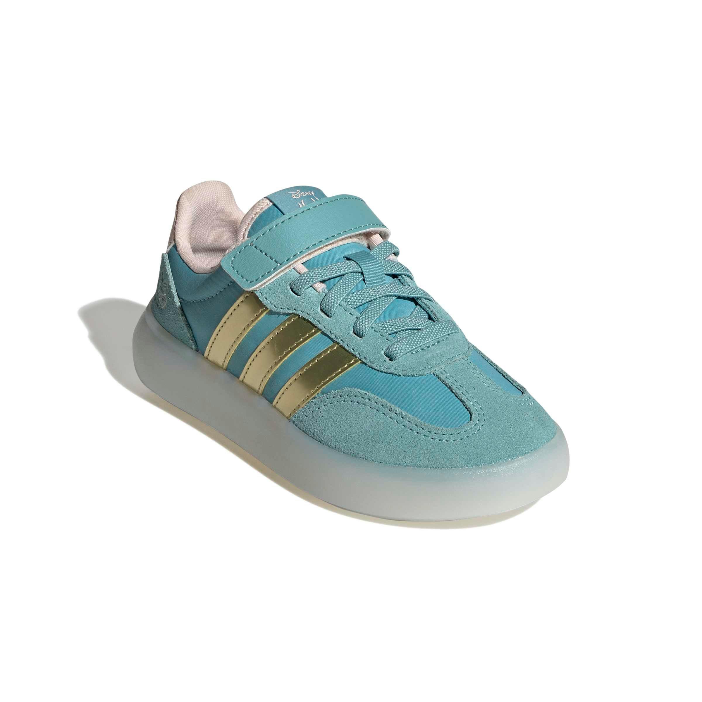 adidas Disney Barreda Decode "Mint Ton/Gold/Wonder Quartz" Preschool Girls' Shoe - MINT/GOLD/QUARTZ Thumbnail View 3