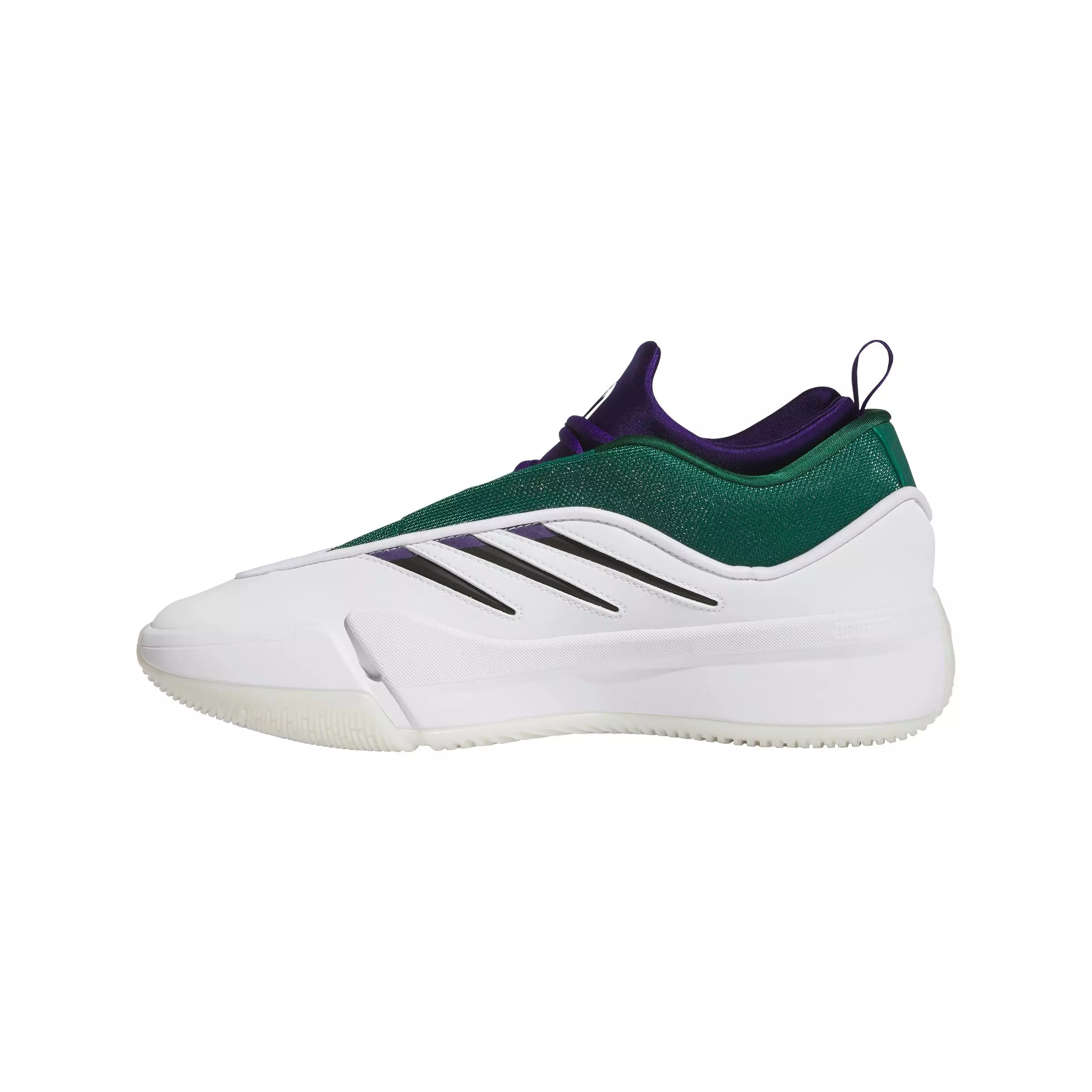 adidas Lillard Dame 9 Low Trainer "Ftwr White/Core Black/Collegiate Green" Unisex Basketball Shoe - WHITE/BLACK/GREEN
