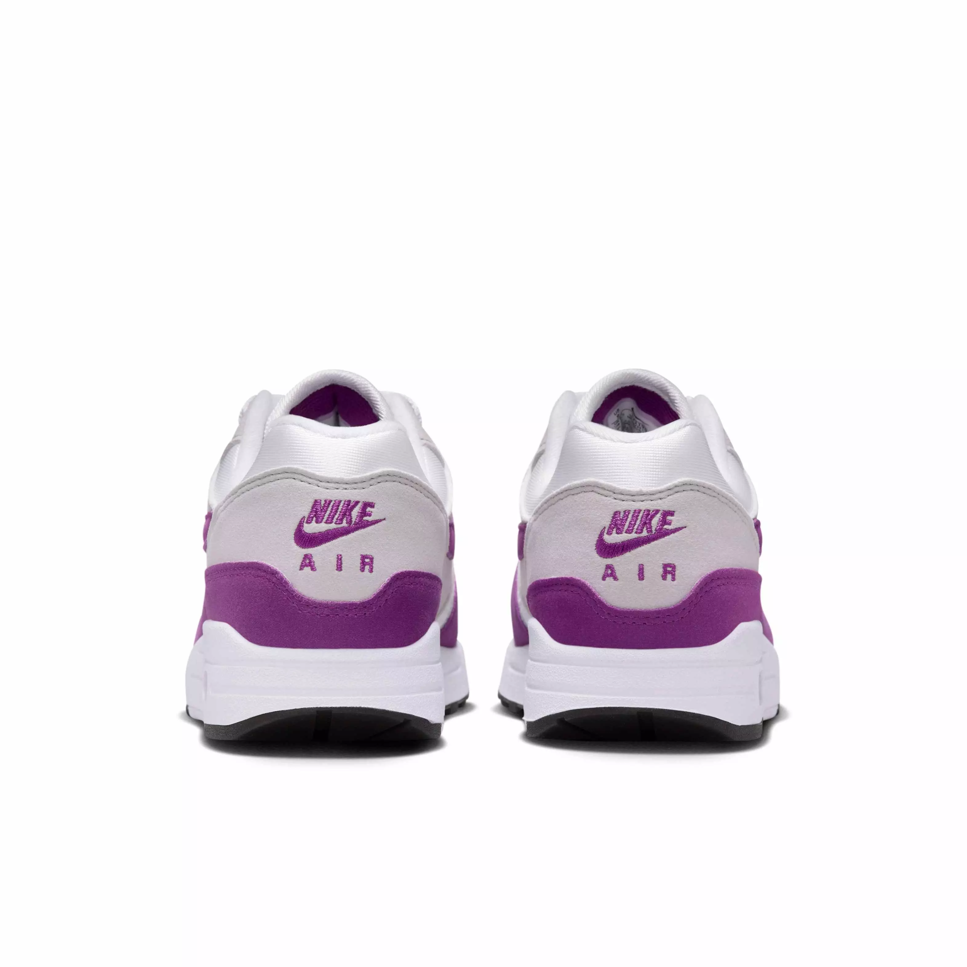 Nike Air Max 1 '87 SWSH "White/Neutral Grey/Black/Bold Berry" Women's Shoe - WHITE/GREY/BLACK/BERRY