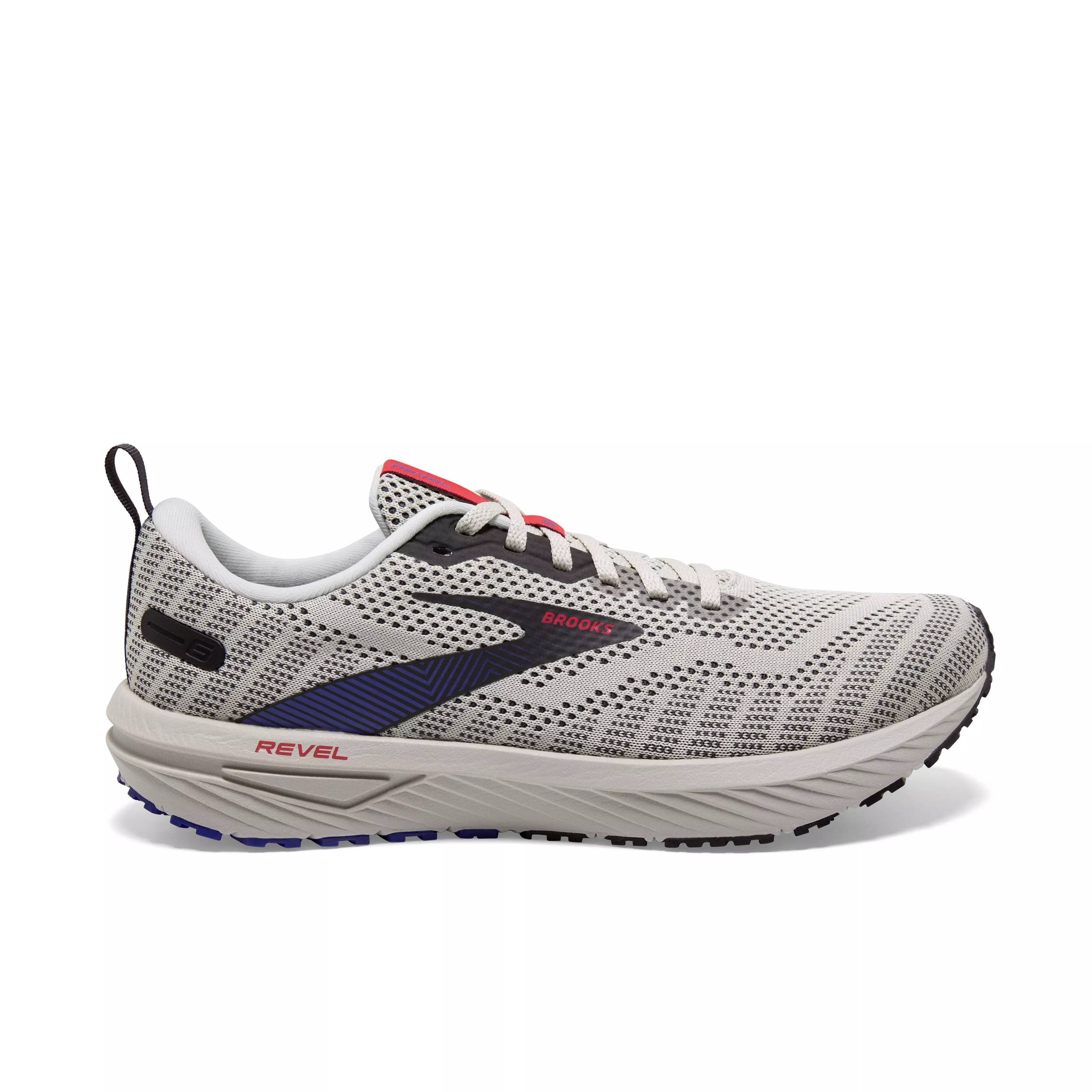 Brooks Revel 6 "Dawn Blue/Cayenne/Nine Iron" Men's Running Shoe - BLUE/CAYENNA/IRON