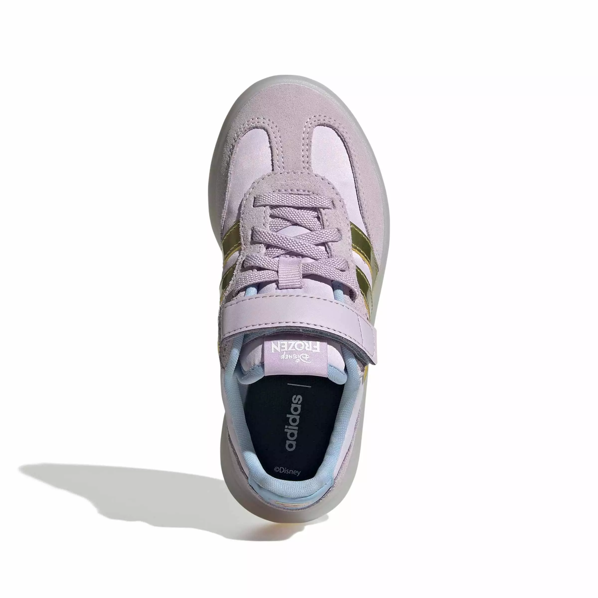 adidas Disney Frozen Barreda Decode "Ice Lavender/Gold Metallic/Glow Blue" Preschool Girls' Shoe - LAVENDER/GOLD/BLUE