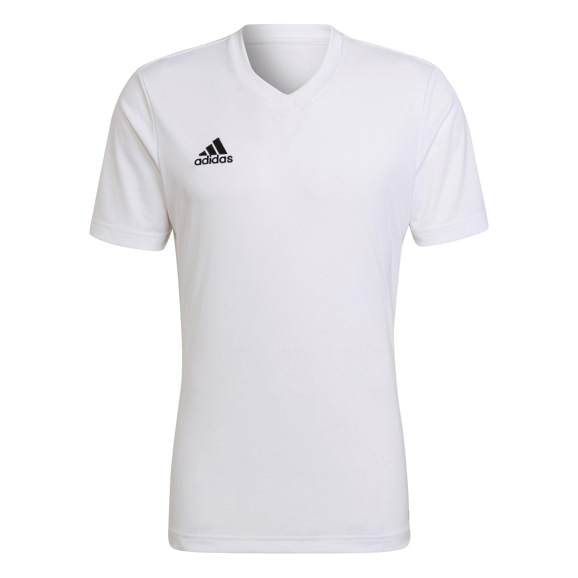 adidas Men's Entrada 22 Soccer Jersey - White - WHITE Thumbnail View 6