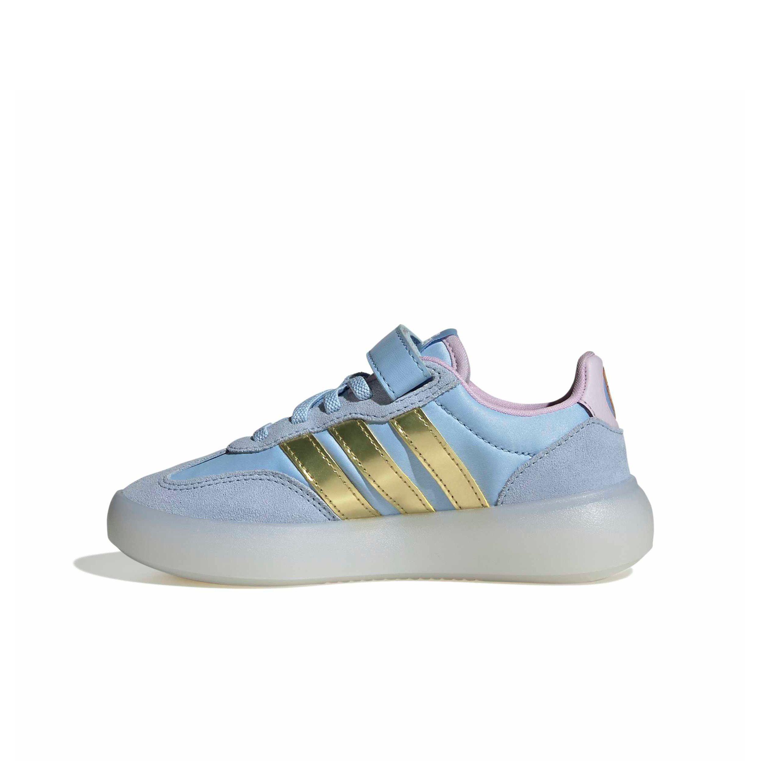adidas Disney Frozen Barreda Decode Preschool Girls' "Glow Blue/Gold Metallic/Ice Lavender" Shoe